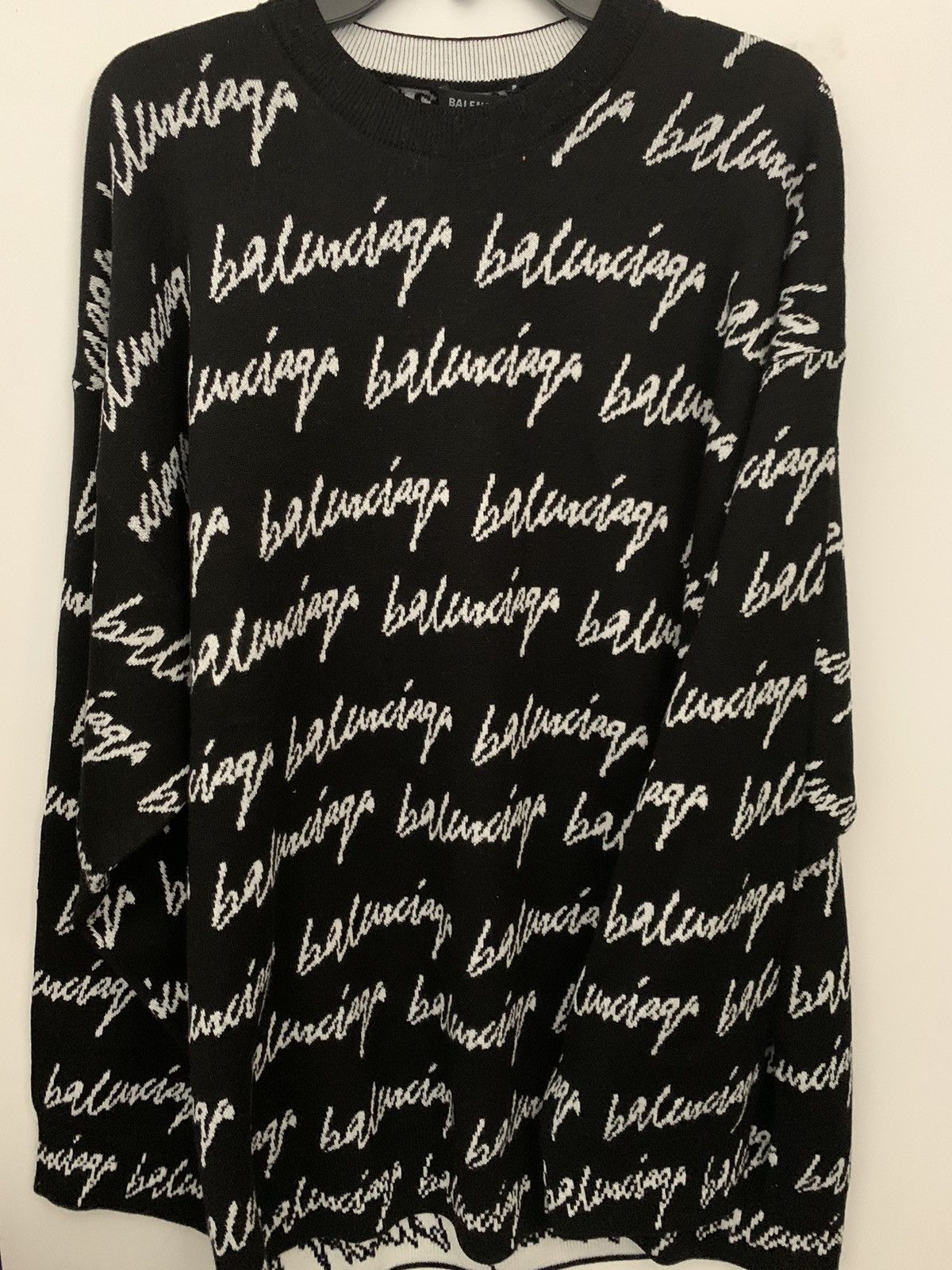 Balenciaga Balenciaga logo crewneck pullover Size US L / EU 52-54 / 3 - 3 Thumbnail