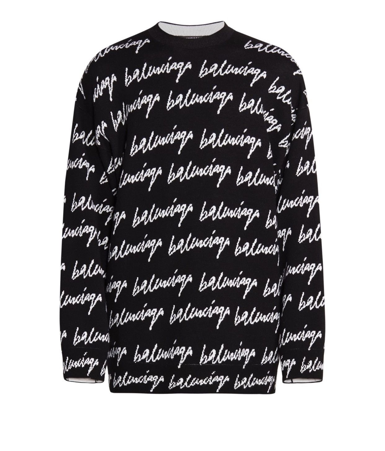 Balenciaga Balenciaga logo crewneck pullover Size US L / EU 52-54 / 3 - 1 Thumbnail