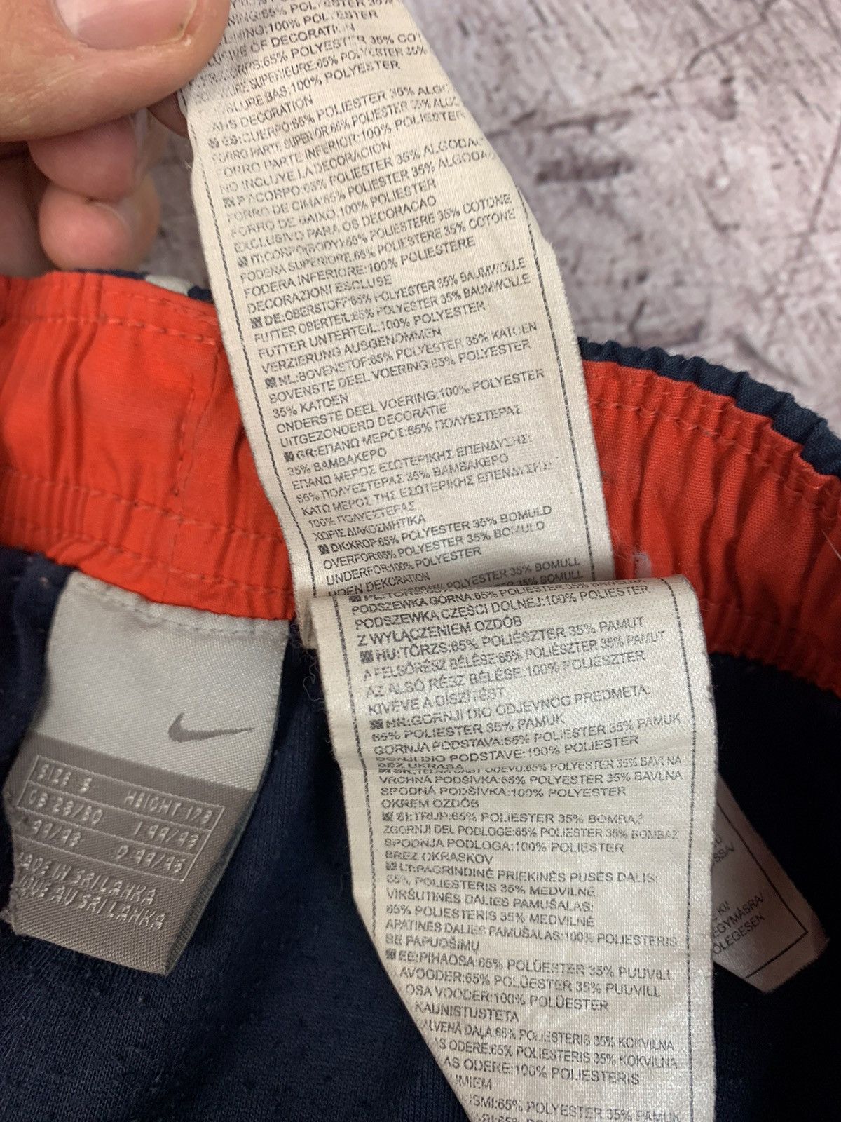 Nike × Vintage Nike Vintage Mens Nylon Pants Drill Style Size US 30 / EU 46 - 10 Thumbnail
