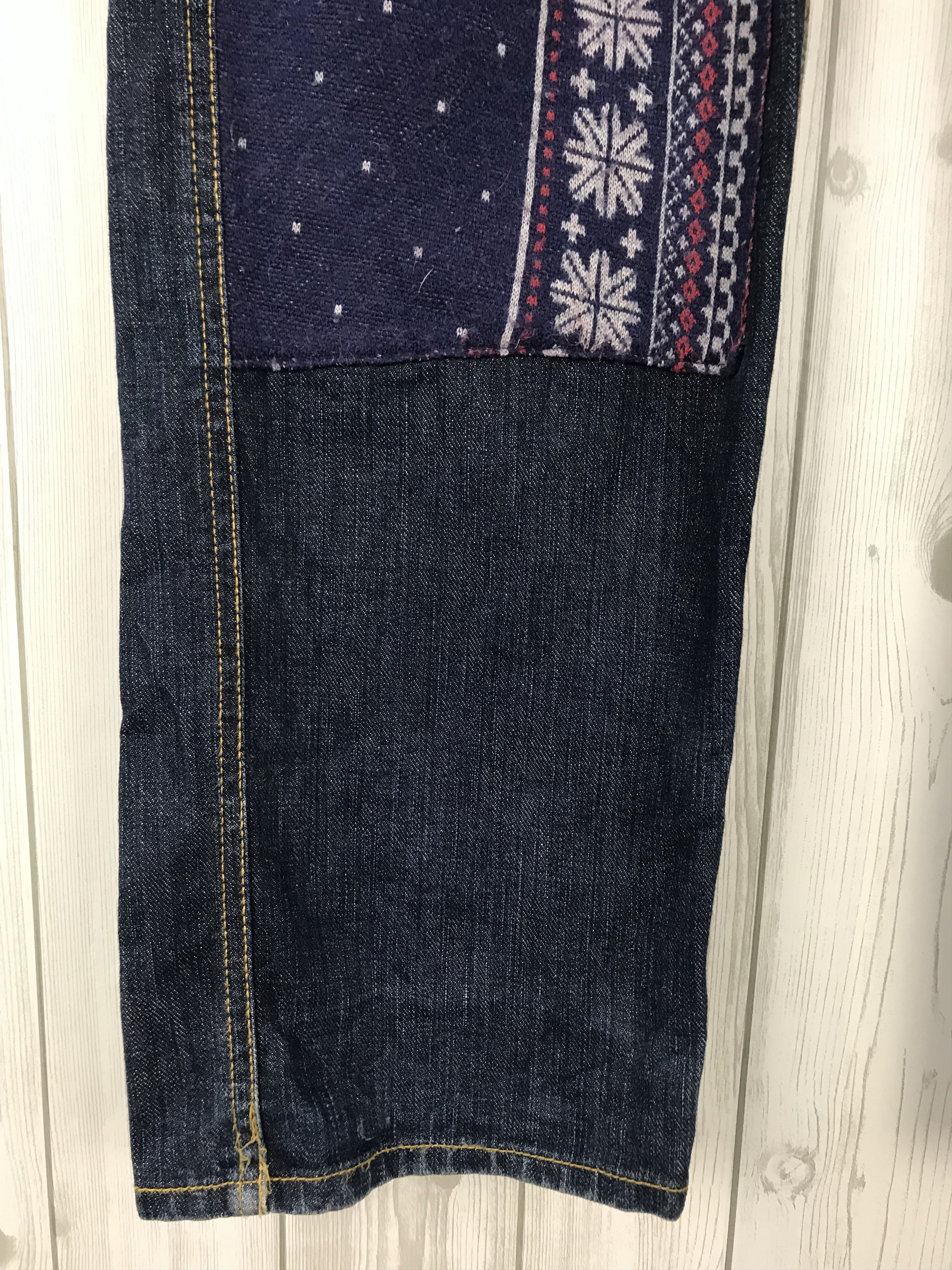 Hysteric Glamour × Undercover Japanese Brand COMMUNITY.CO Double Knee Navajo Denim Jeans Size US 36 / EU 52 - 5 Thumbnail