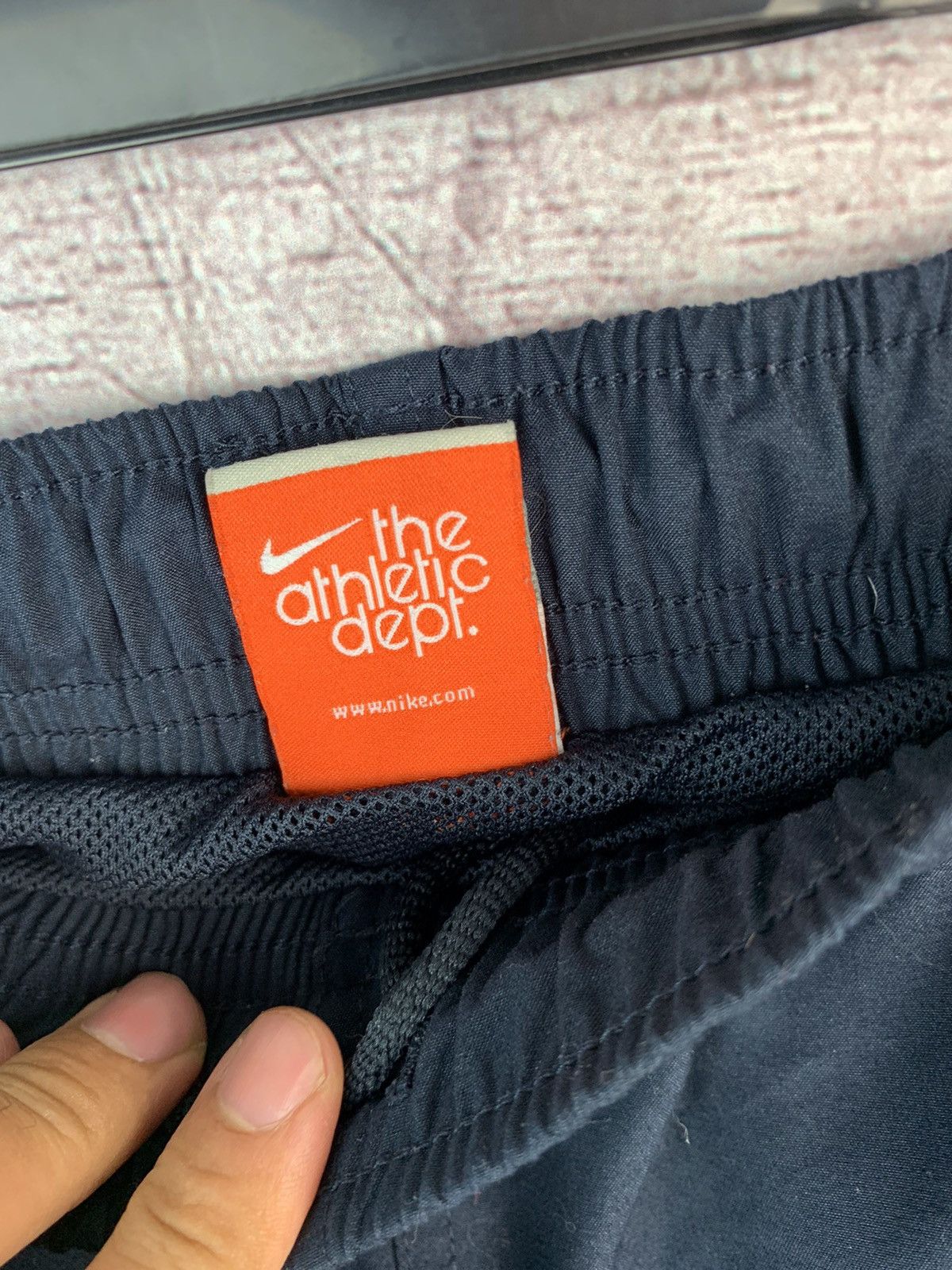 Nike Nike Vintage Y2K Mens Nylon Big Logo Shorts Size US 32 / EU 48 - 6 Thumbnail