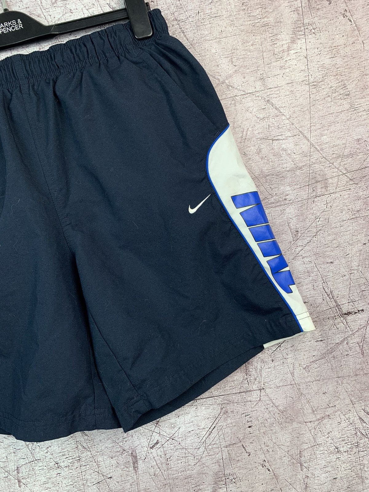 Nike Nike Vintage Y2K Mens Nylon Big Logo Shorts Size US 32 / EU 48 - 4 Thumbnail