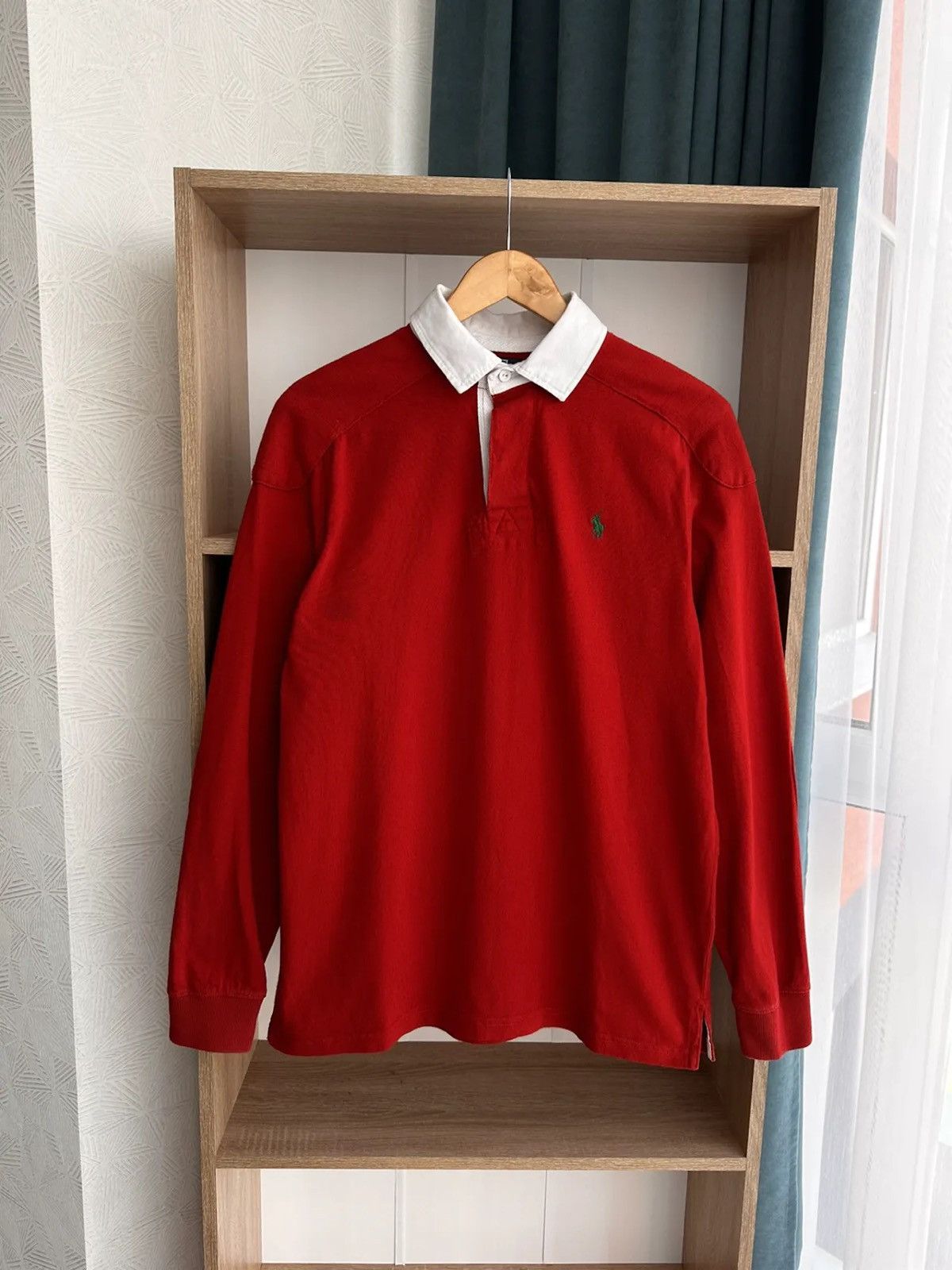 Vintage Polo Ralph Lauren RL Red Rugby Sweatshirt