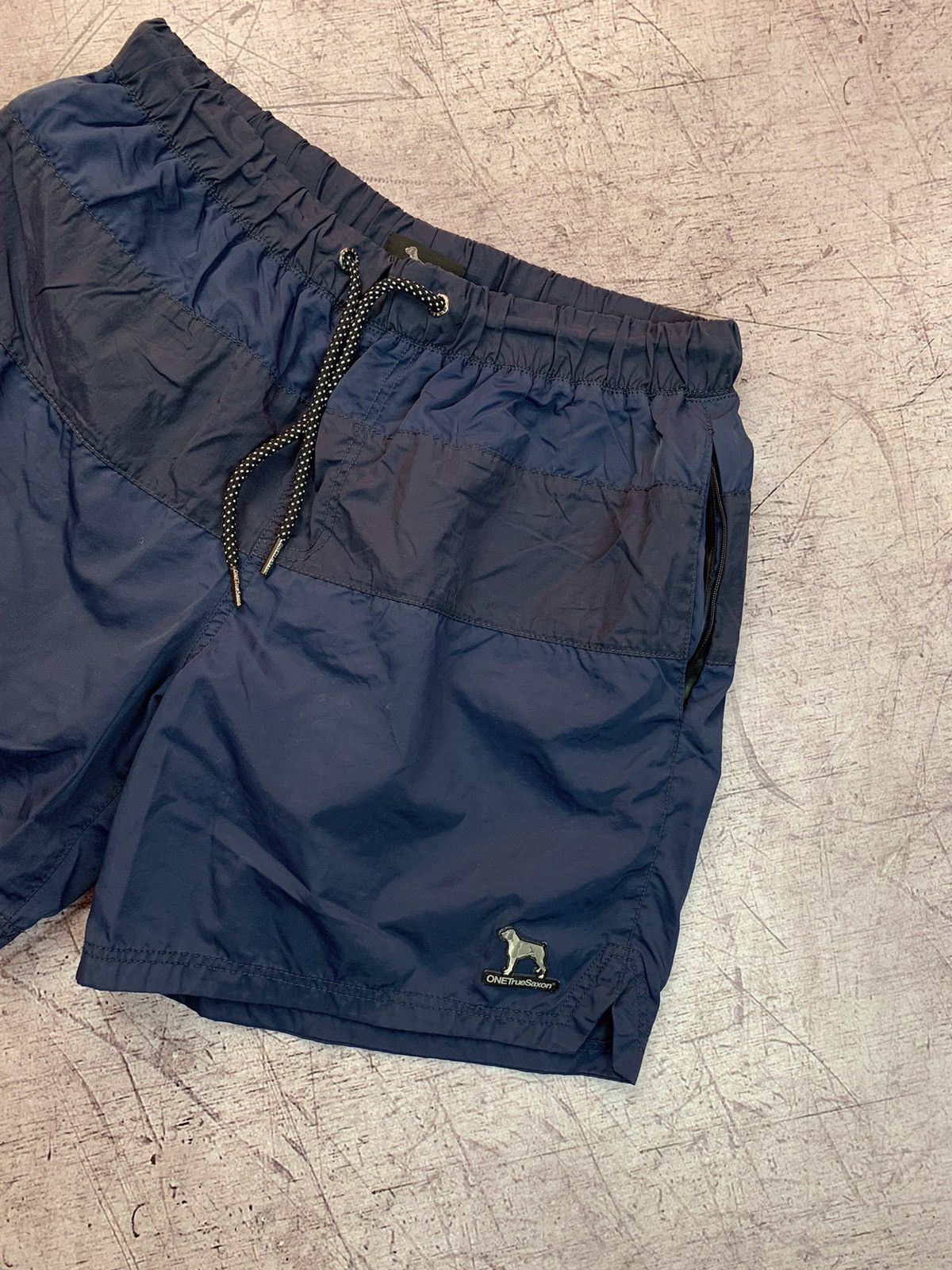 Vintage Vintage One True Saxon Y2K Hype Shorts Size US 32 / EU 48 - 4 Thumbnail