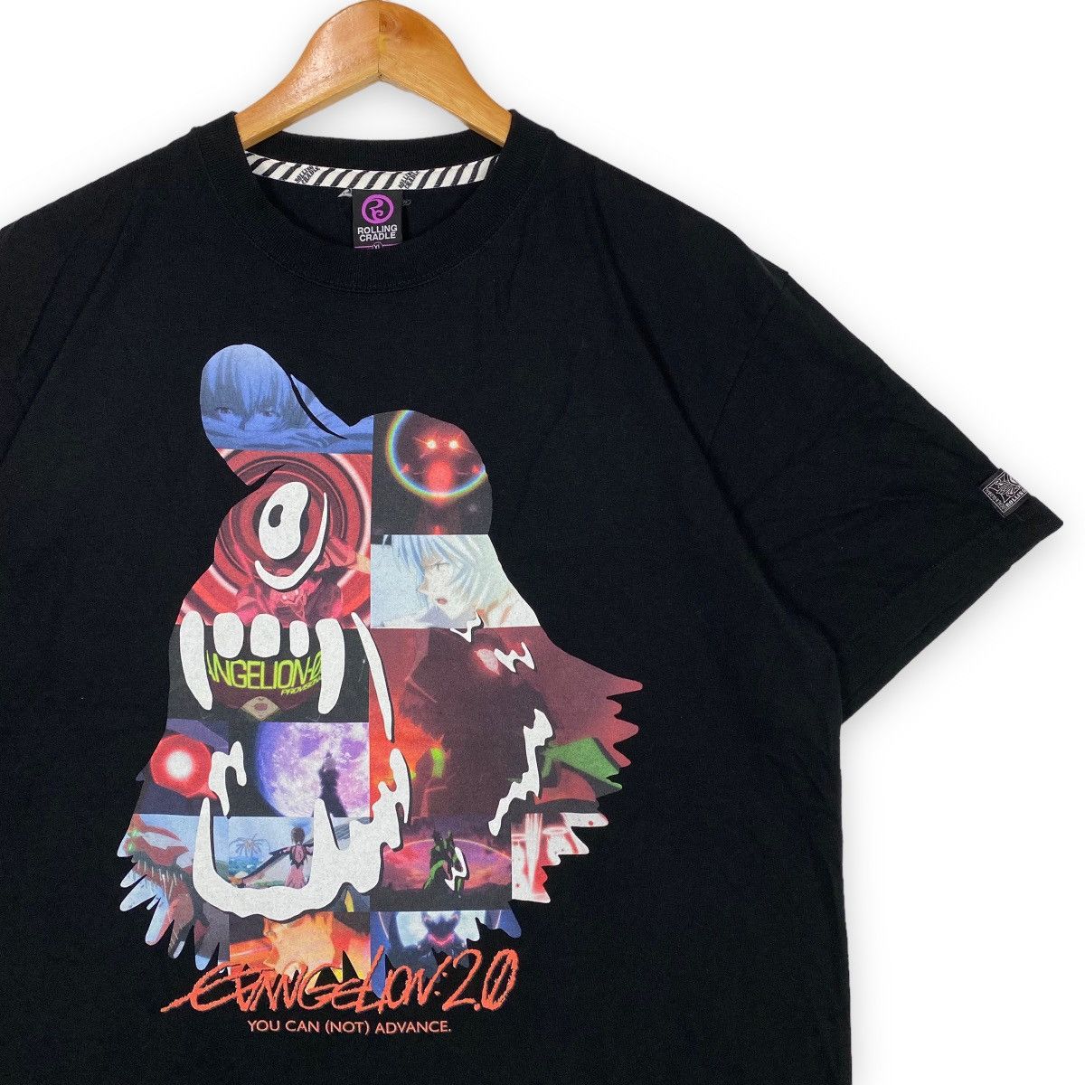 Anime × Japanese Brand ROLLING CRADLE x EVANGELION 2.0 YOU CAN (NOT) ADVANCE TEE Size US XL / EU 56 / 4 - 2 Thumbnail