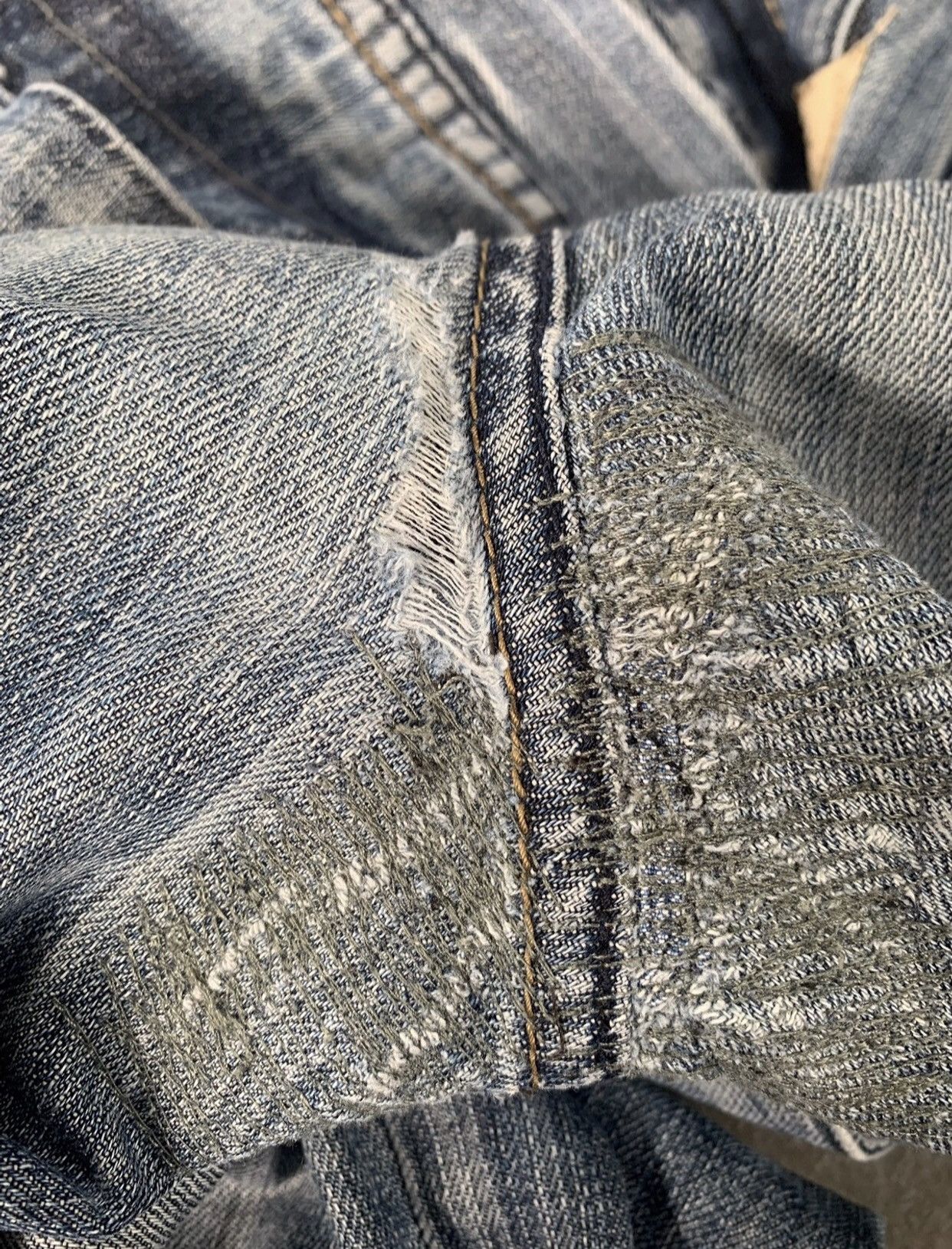 Diesel × Le Grande Bleu (L.G.B.) Diesel Distressed Regular Fit Pants Size US 34 / EU 50 - 6 Thumbnail