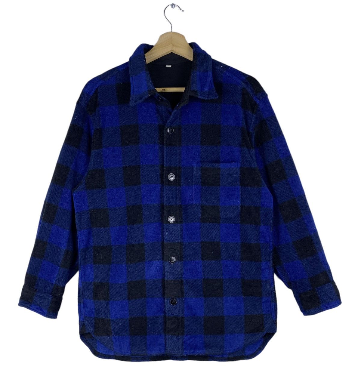 Flannel GONE 🔥 Vintage Uniqlo Checkered Fleece Button Up Shirts Size US M / EU 48-50 / 2 - 1 Thumbnail