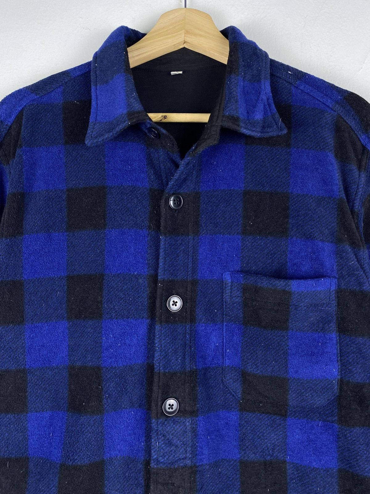 Flannel GONE 🔥 Vintage Uniqlo Checkered Fleece Button Up Shirts Size US M / EU 48-50 / 2 - 2 Thumbnail
