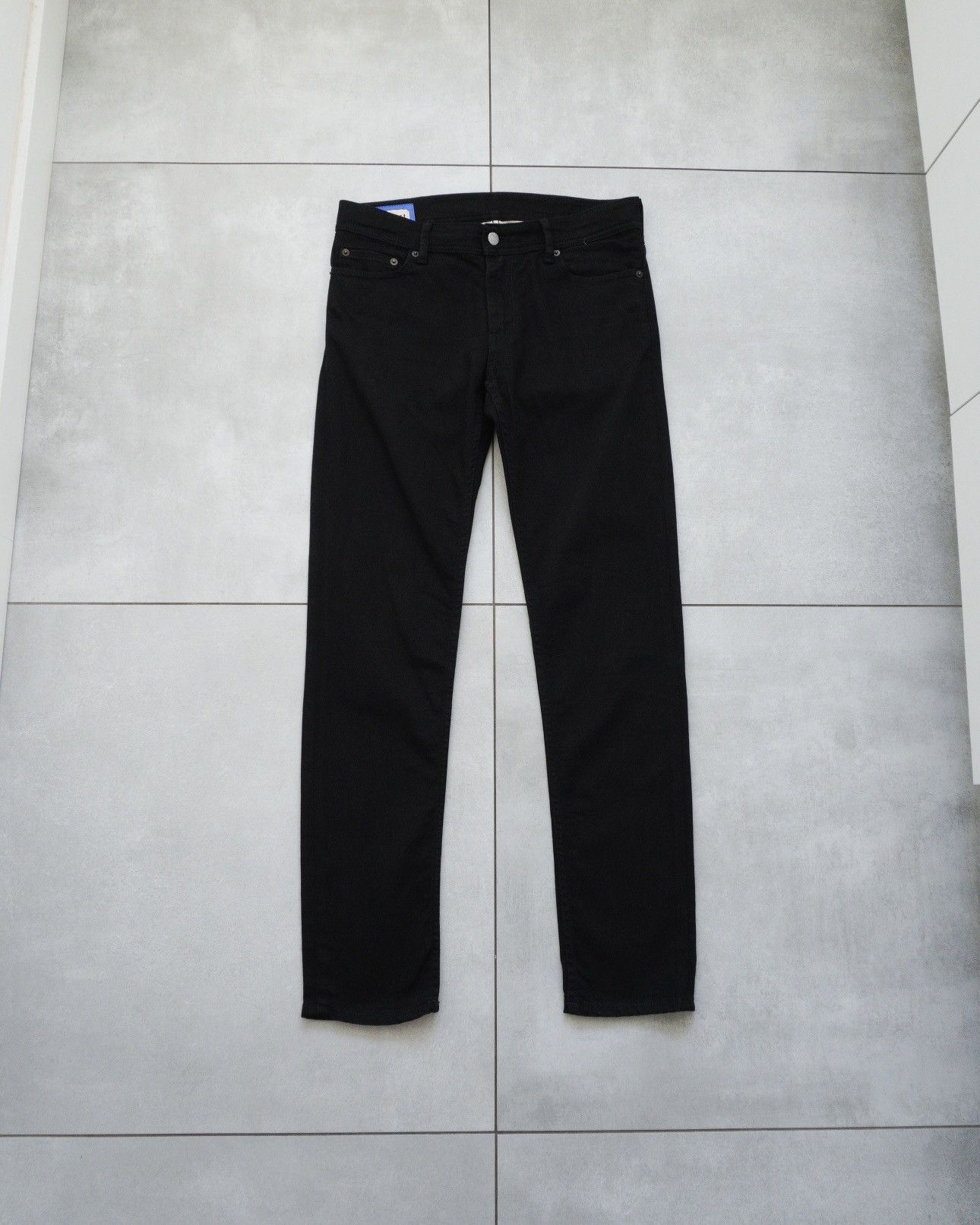 image of Acne Studios North Black Denim Jeans Pants, Men's (Size 30)