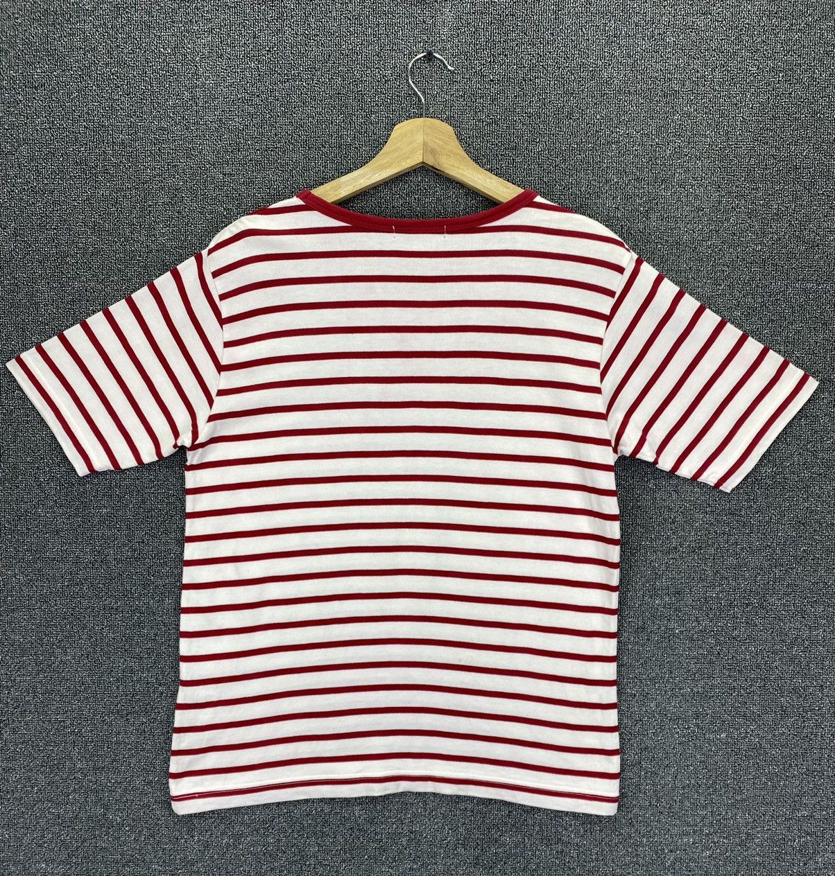 Issey Miyake Vintage IY Basic by Issey Miyake OverStripes Tee T Shirts Size L / US 10 / IT 46 - 8 Thumbnail