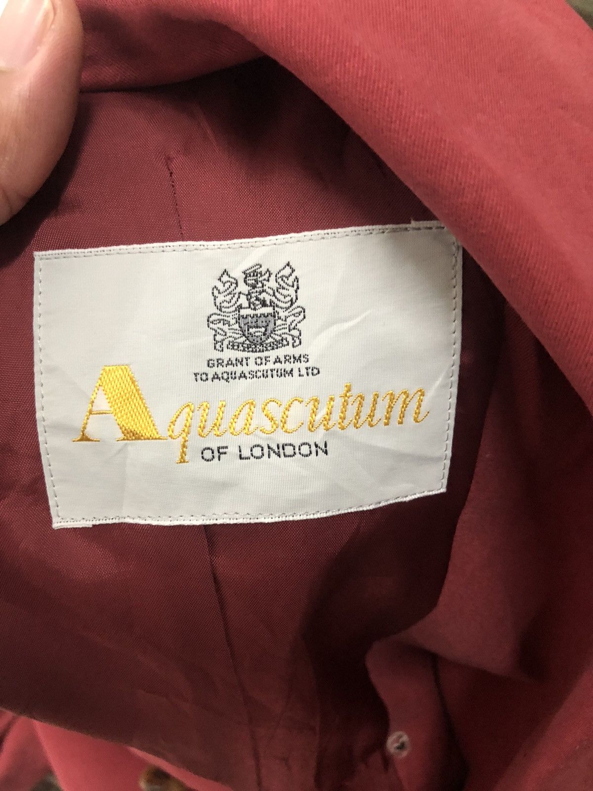 Aquascutum Vintage Aquascutum Blazer Coat Jacket Size S / US 4 / IT 40 - 9 Thumbnail