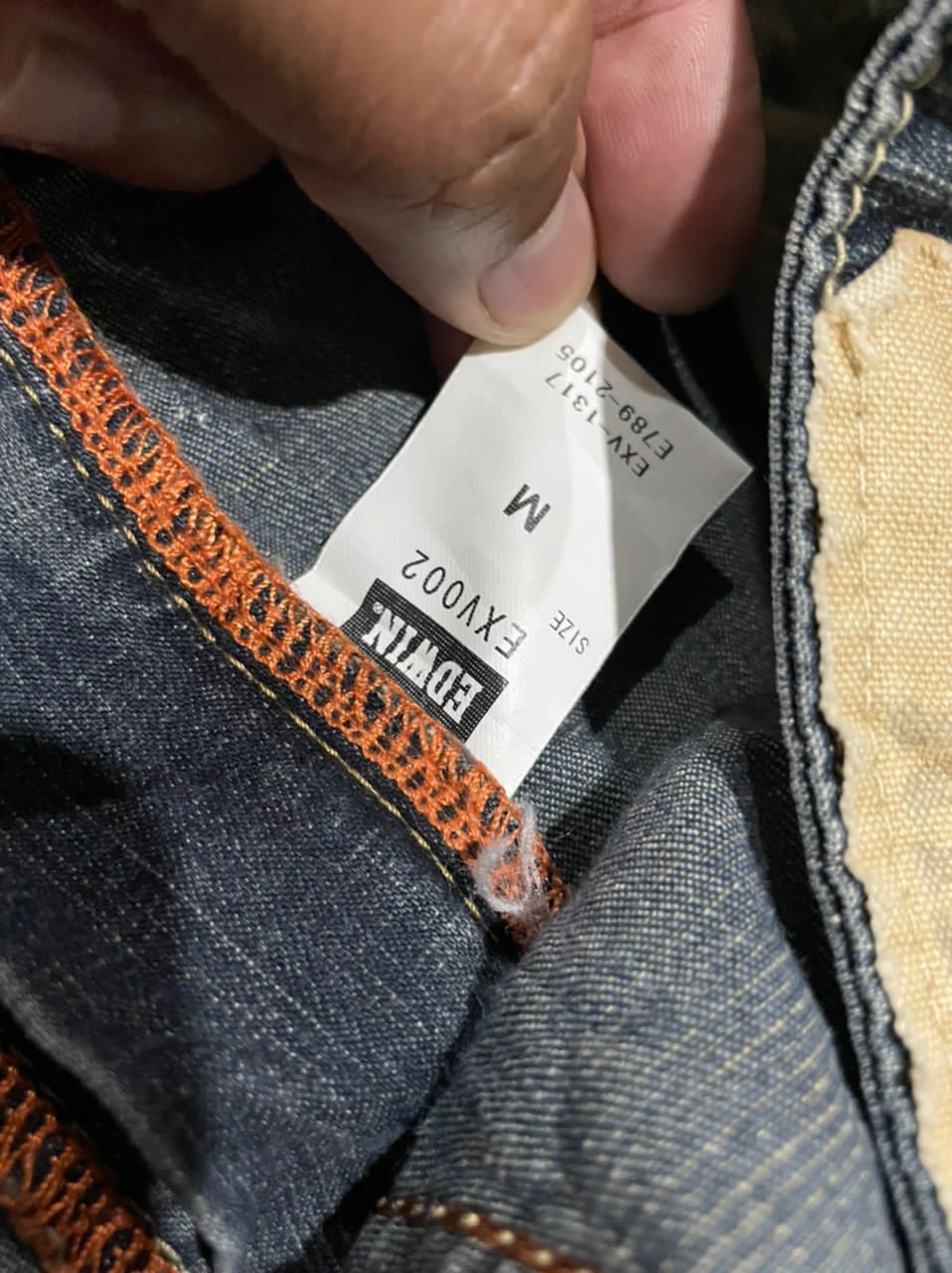 Edwin Edwin Exclusive Vintage 503 Bell Bottom Cargo Pocket Jeans Size US 32 / EU 48 - 14 Thumbnail
