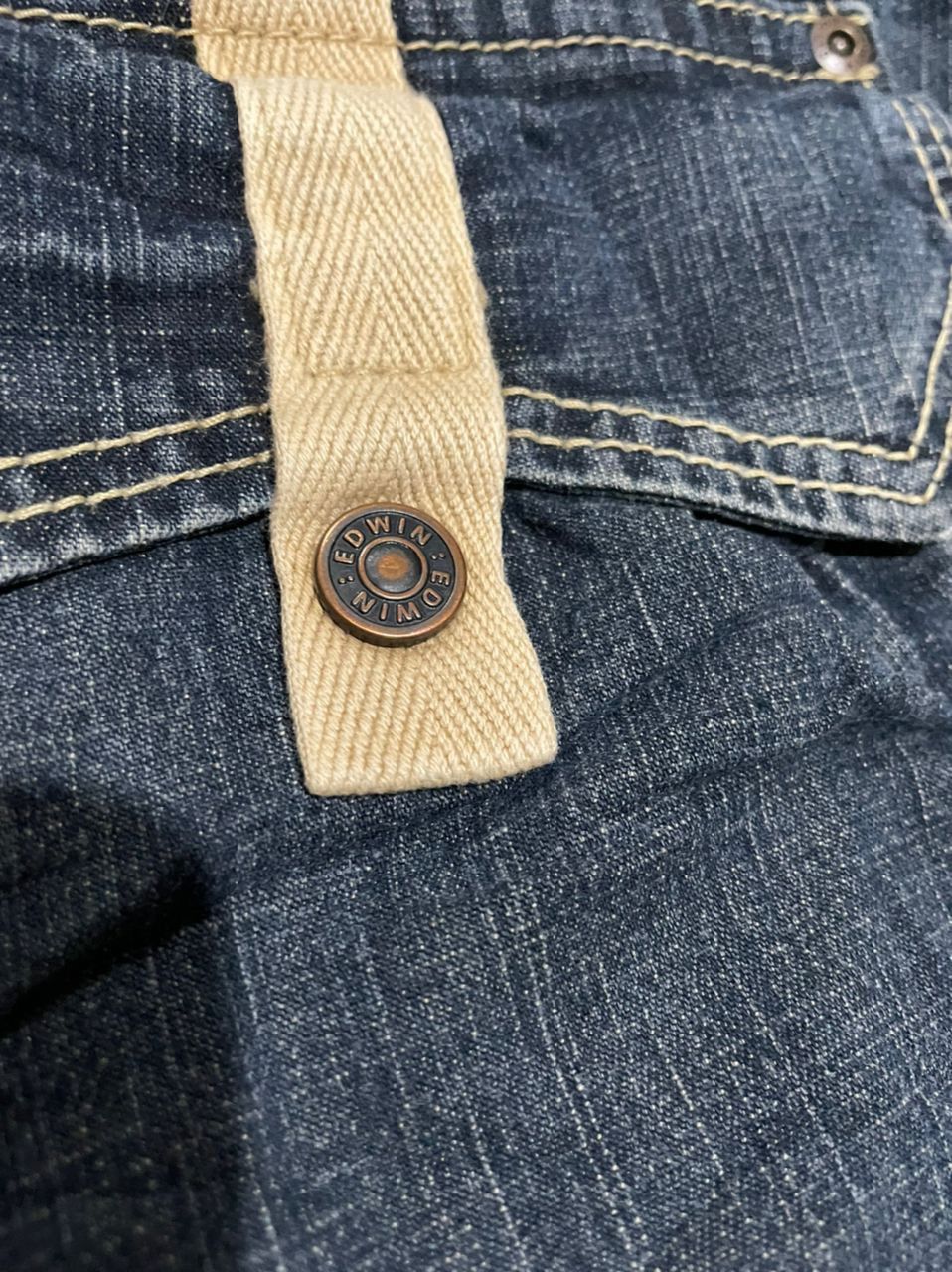 Edwin Edwin Exclusive Vintage 503 Bell Bottom Cargo Pocket Jeans Size US 32 / EU 48 - 13 Thumbnail