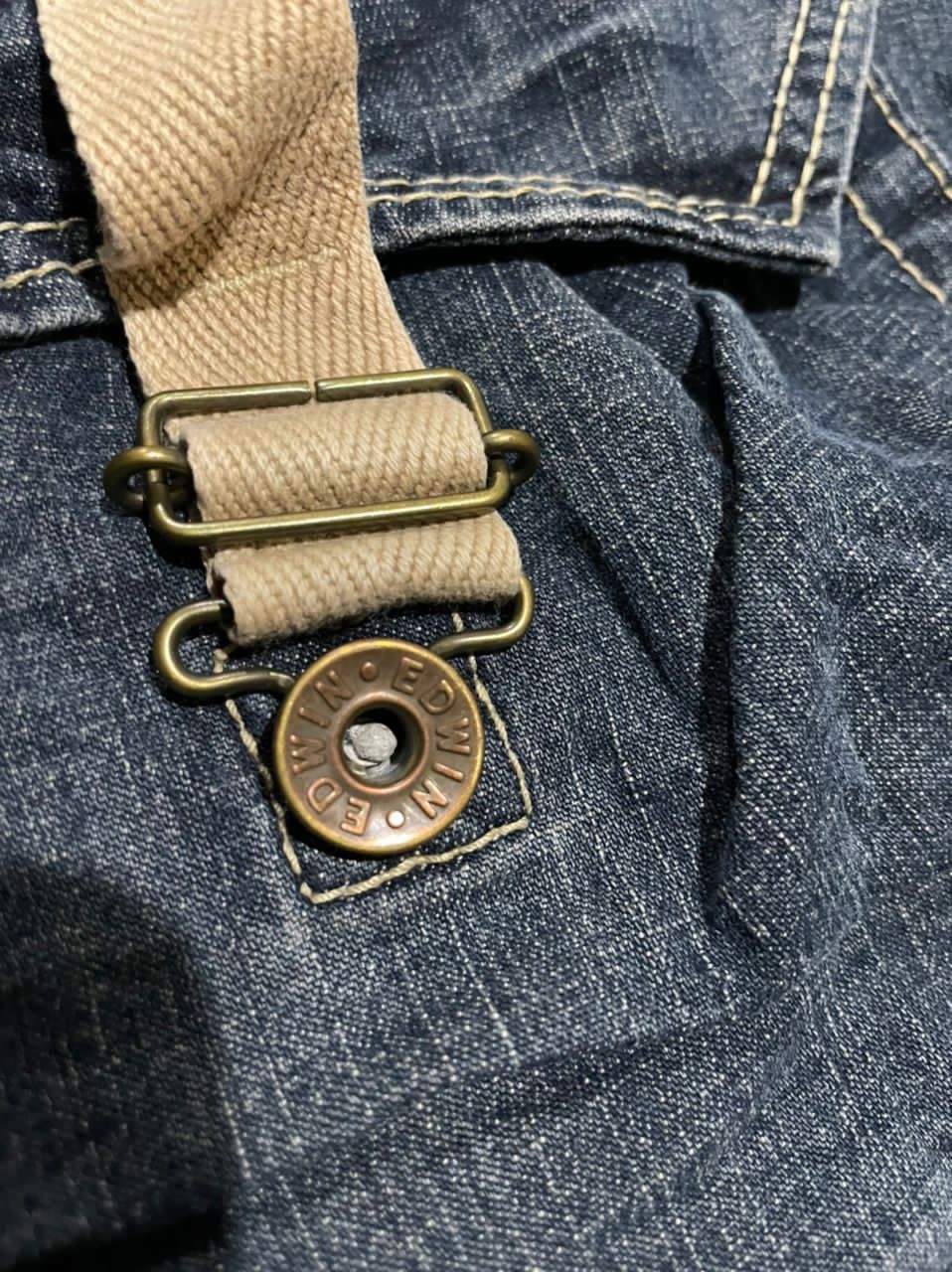 Edwin Edwin Exclusive Vintage 503 Bell Bottom Cargo Pocket Jeans Size US 32 / EU 48 - 16 Thumbnail