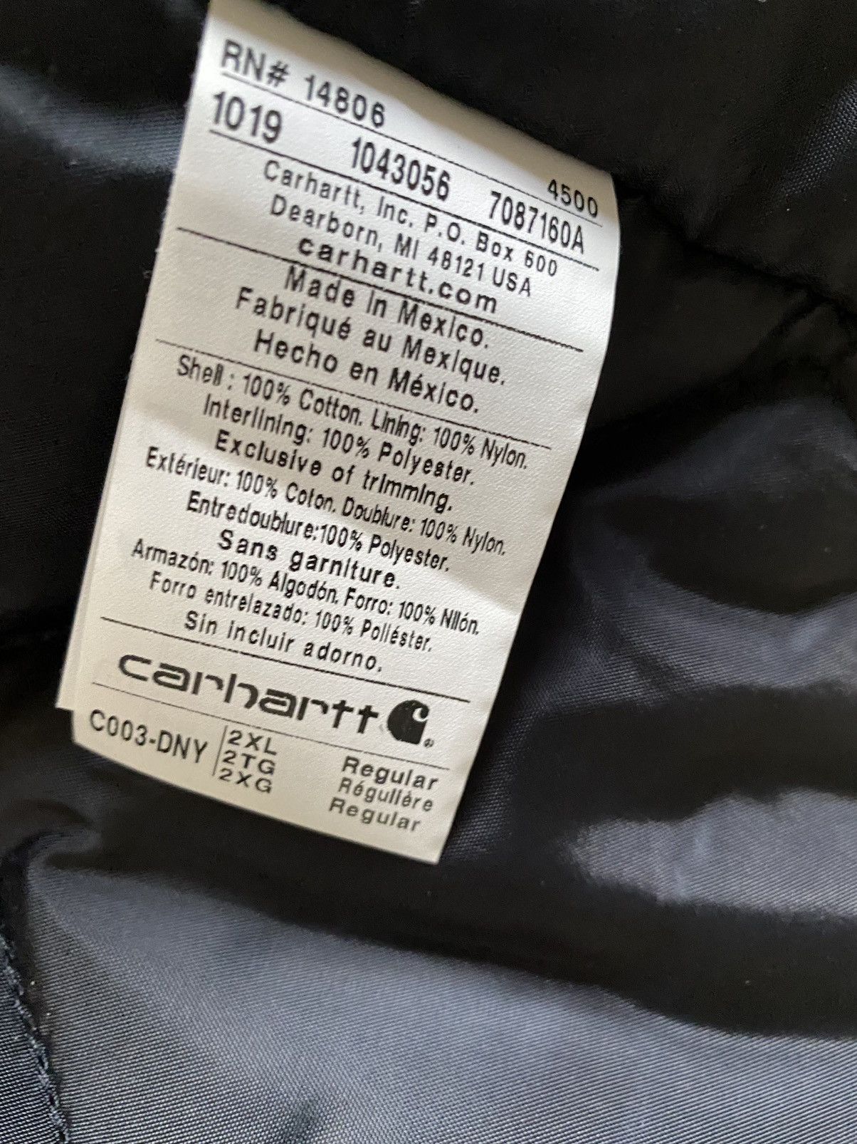 Carhartt Carhartt heavy insulated work jacket sz XXL Size US XXL / EU 58 / 5 - 7 Thumbnail
