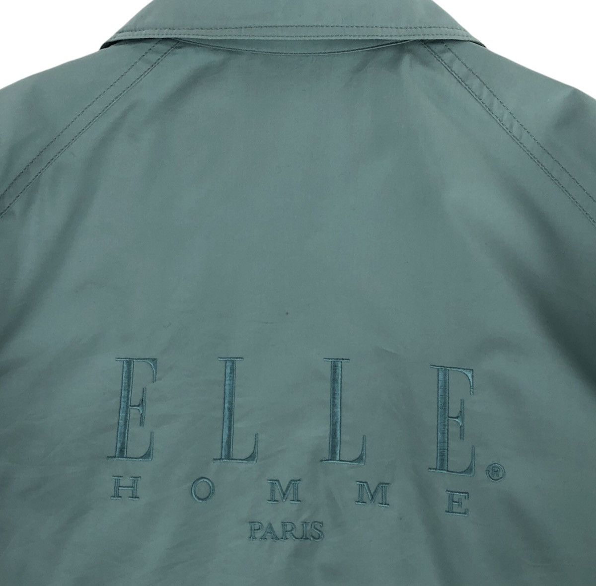 Vintage Vintage ELLE Homme Paris Lined Quilted Bomber Jacket Size US L / EU 52-54 / 3 - 6 Thumbnail