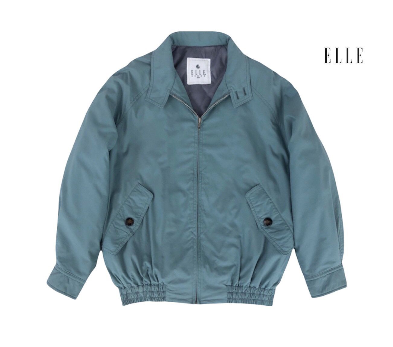 Vintage Vintage ELLE Homme Paris Lined Quilted Bomber Jacket Size US L / EU 52-54 / 3 - 4 Thumbnail