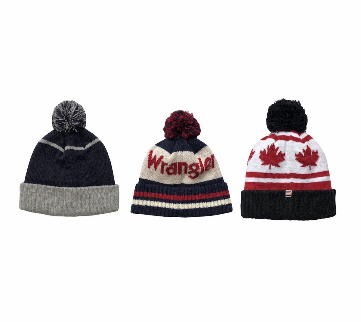 New York Yankees 3 Lot Wrangler,NY Yankees 47Brand & Olympics Canada Beanie Size ONE SIZE - 3 Thumbnail