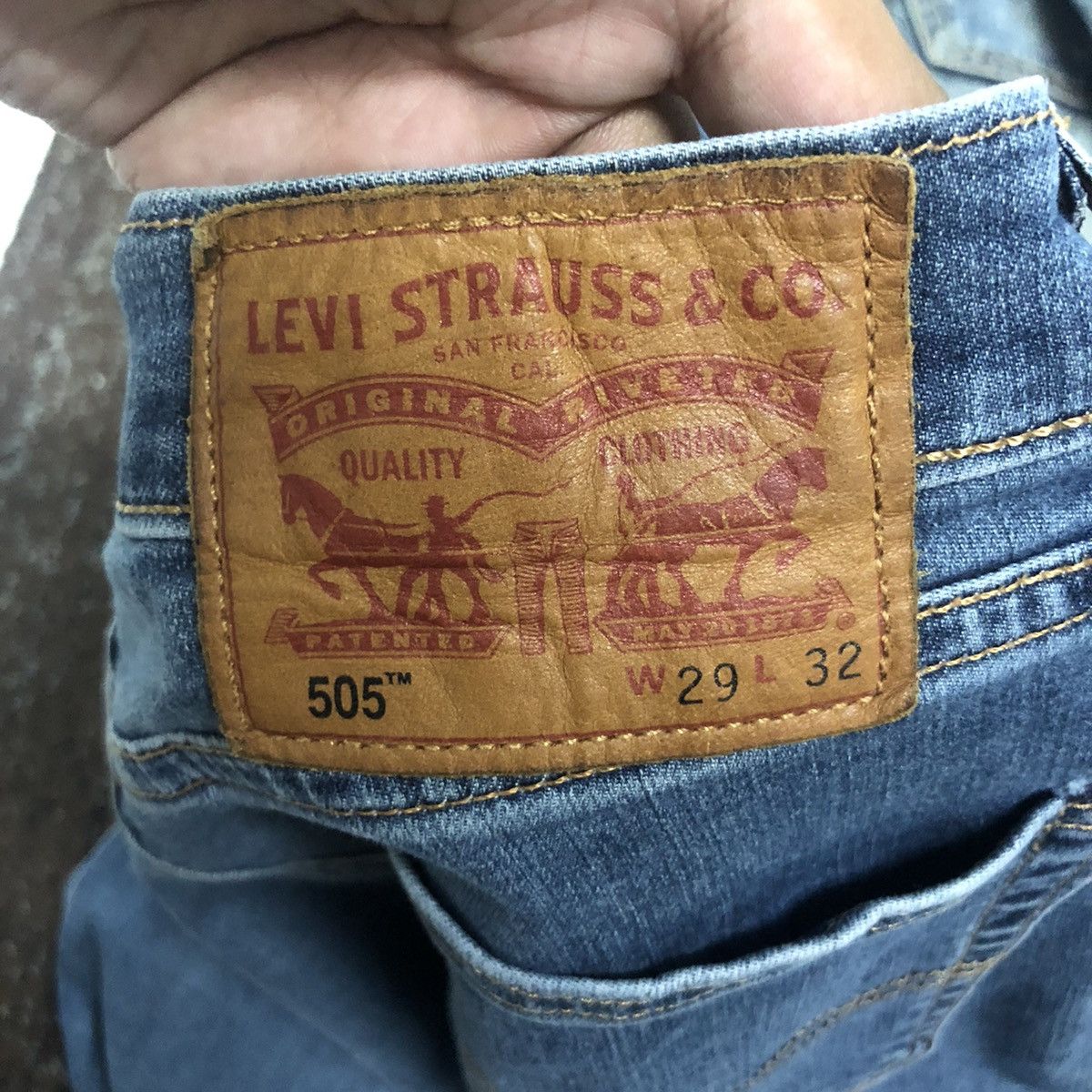 Levi's Vintage Levis Lot 505 Jeans Faded Denim Pants W28 Size US 28 / EU 44 - 9 Thumbnail