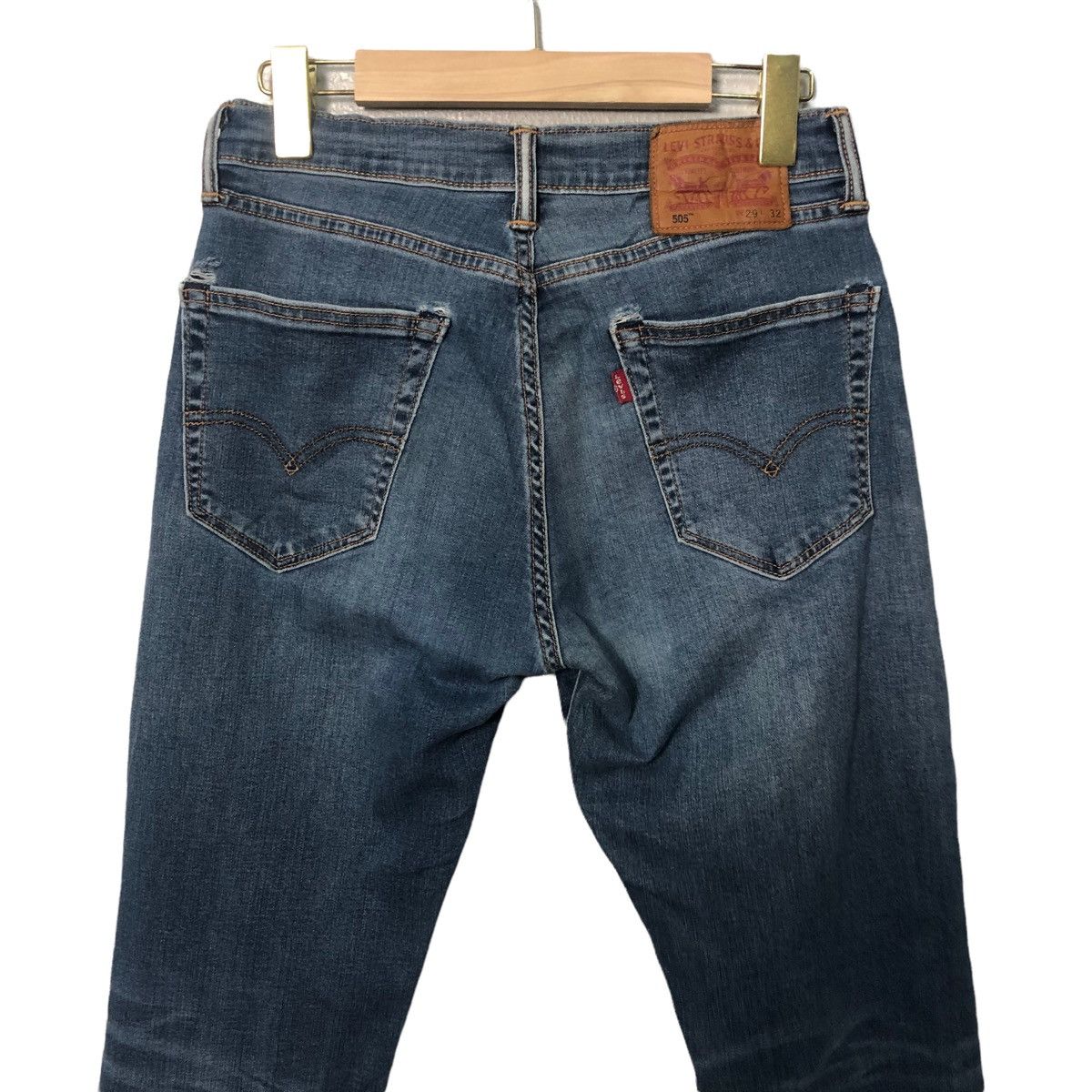 Levi's Vintage Levis Lot 505 Jeans Faded Denim Pants W28 Size US 28 / EU 44 - 5 Thumbnail