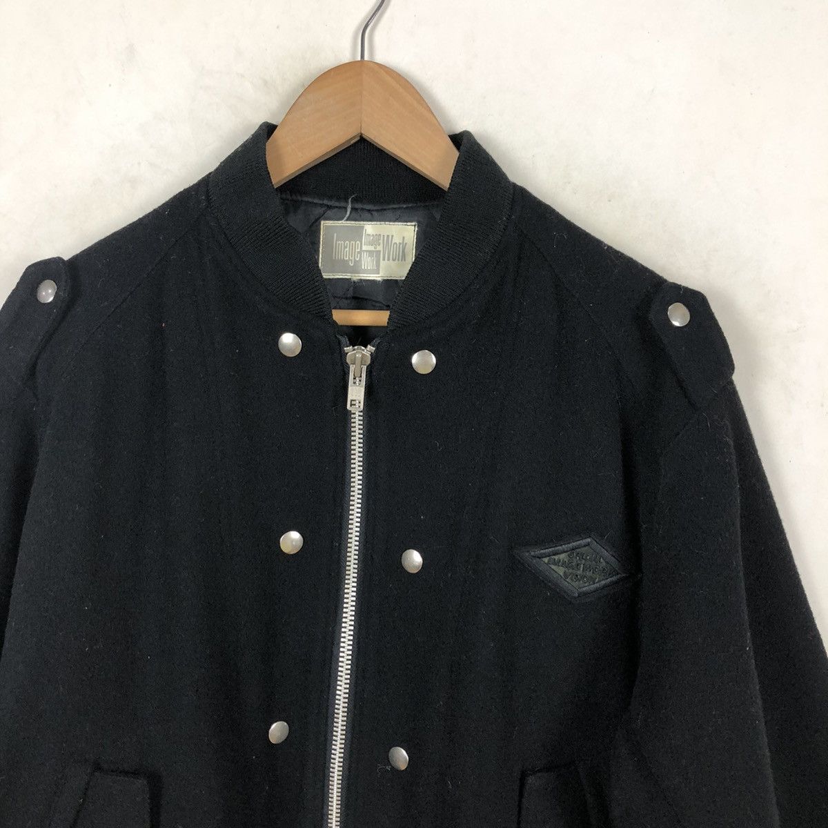 Hysteric Glamour WOOL IMAGE WORK BOMBER JACKET INSPIRED BY ISSEY MIYAKE Size US M / EU 48-50 / 2 - 3 Thumbnail