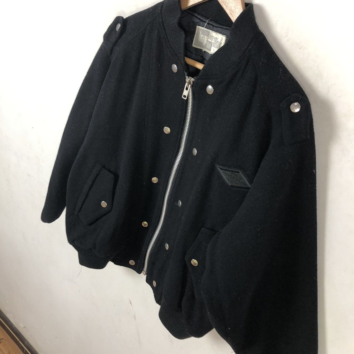 Hysteric Glamour WOOL IMAGE WORK BOMBER JACKET INSPIRED BY ISSEY MIYAKE Size US M / EU 48-50 / 2 - 4 Thumbnail