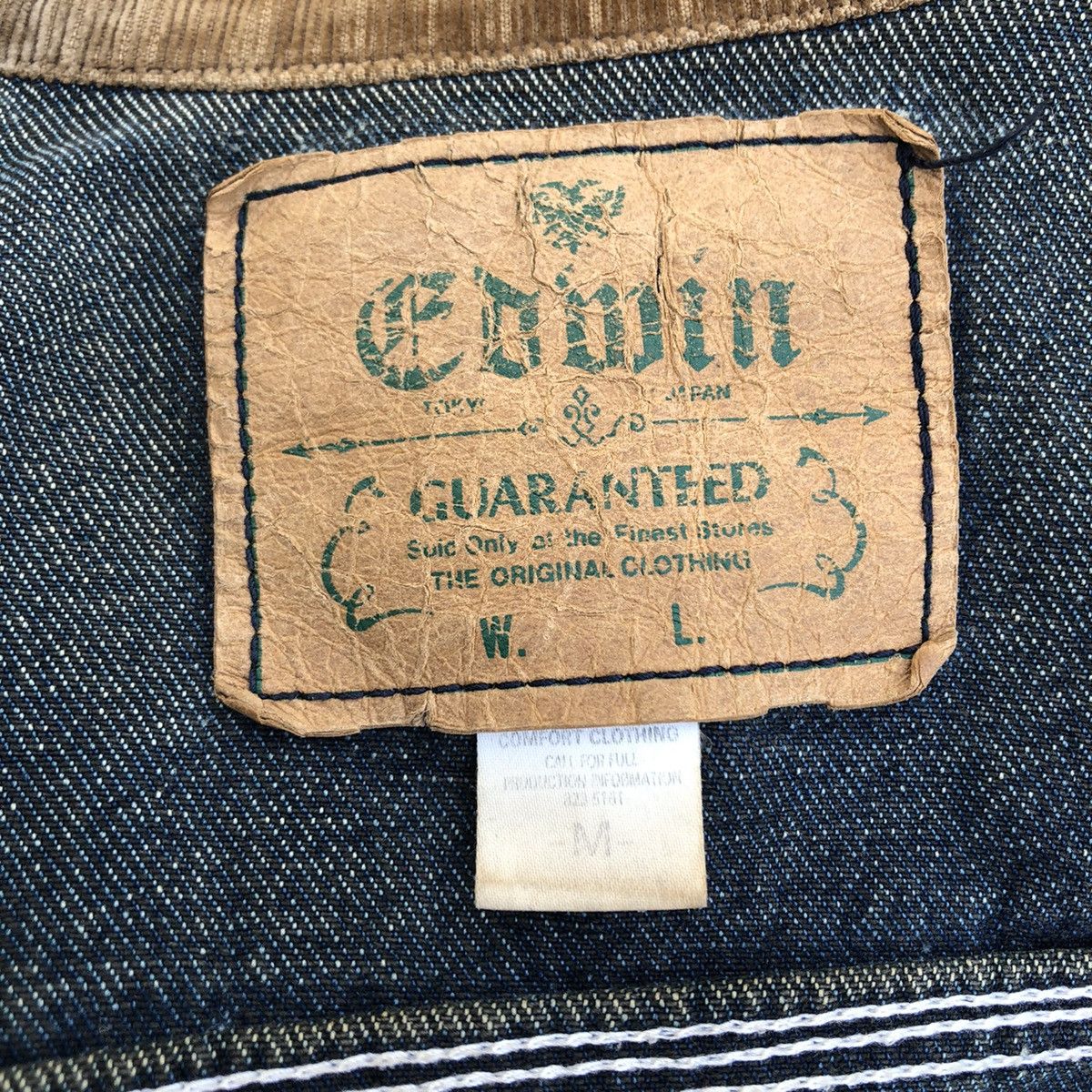 Japanese Brand 🔥80’s VTG DETROIT BIKER DENIM JACKET EDWIN DISTRESSED Size US M / EU 48-50 / 2 - 13 Thumbnail