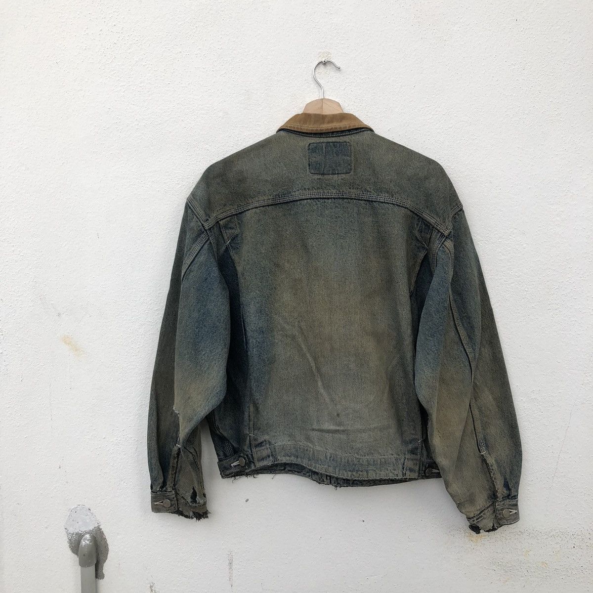 Japanese Brand 🔥80’s VTG DETROIT BIKER DENIM JACKET EDWIN DISTRESSED Size US M / EU 48-50 / 2 - 9 Thumbnail
