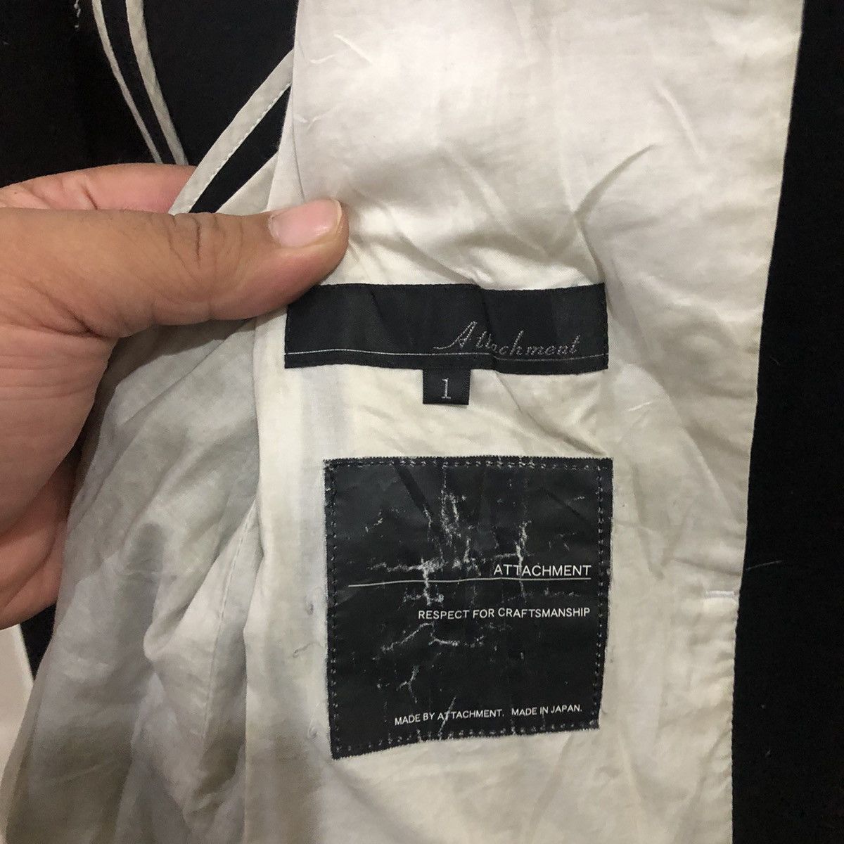 Attachment Attachment Long Wool Coat Made in Japan Size US M / EU 48-50 / 2 - 9 Thumbnail