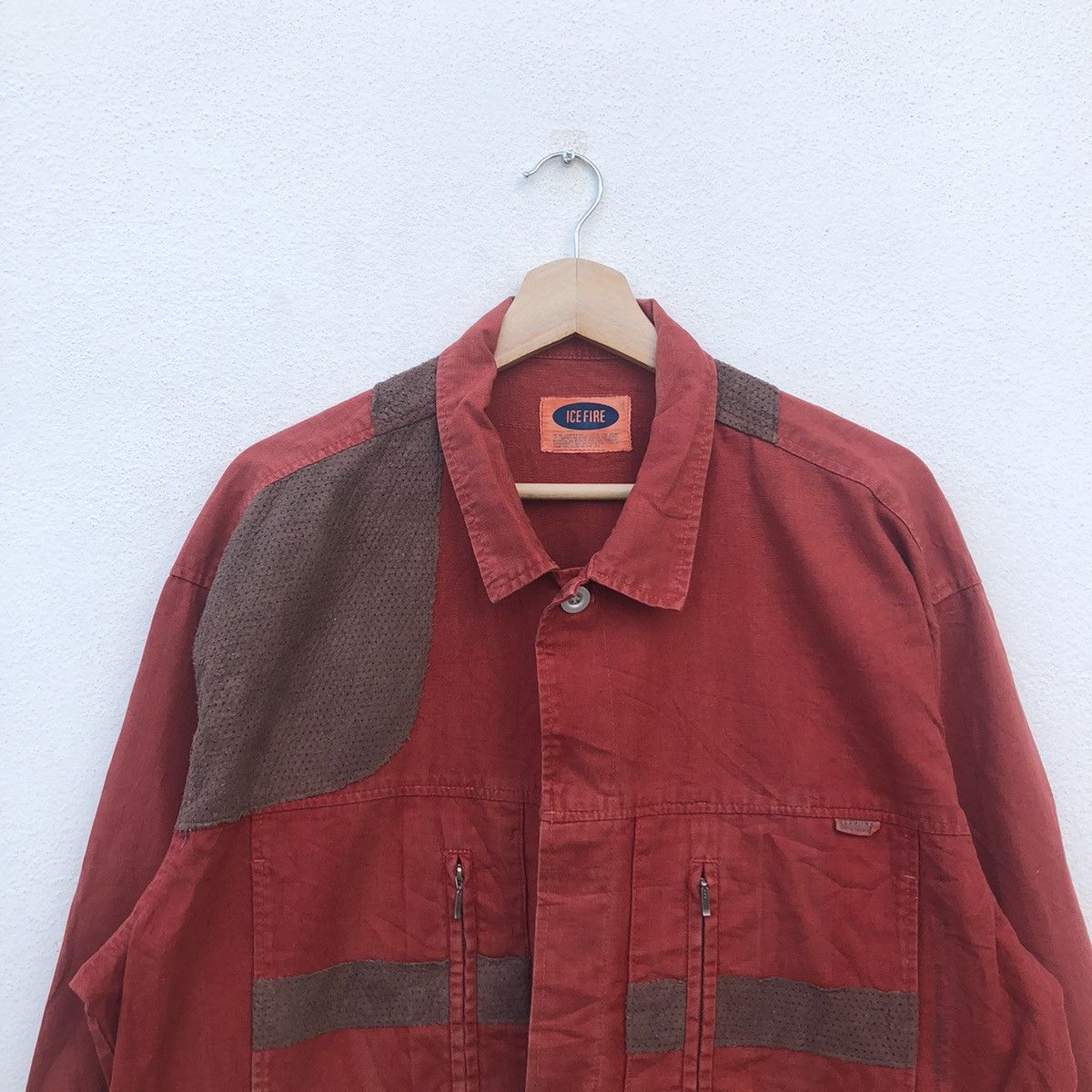 Japanese Brand VINTAGE CARGO JACKET MULTI POCKETS ICE FIRE Size US M / EU 48-50 / 2 - 3 Thumbnail