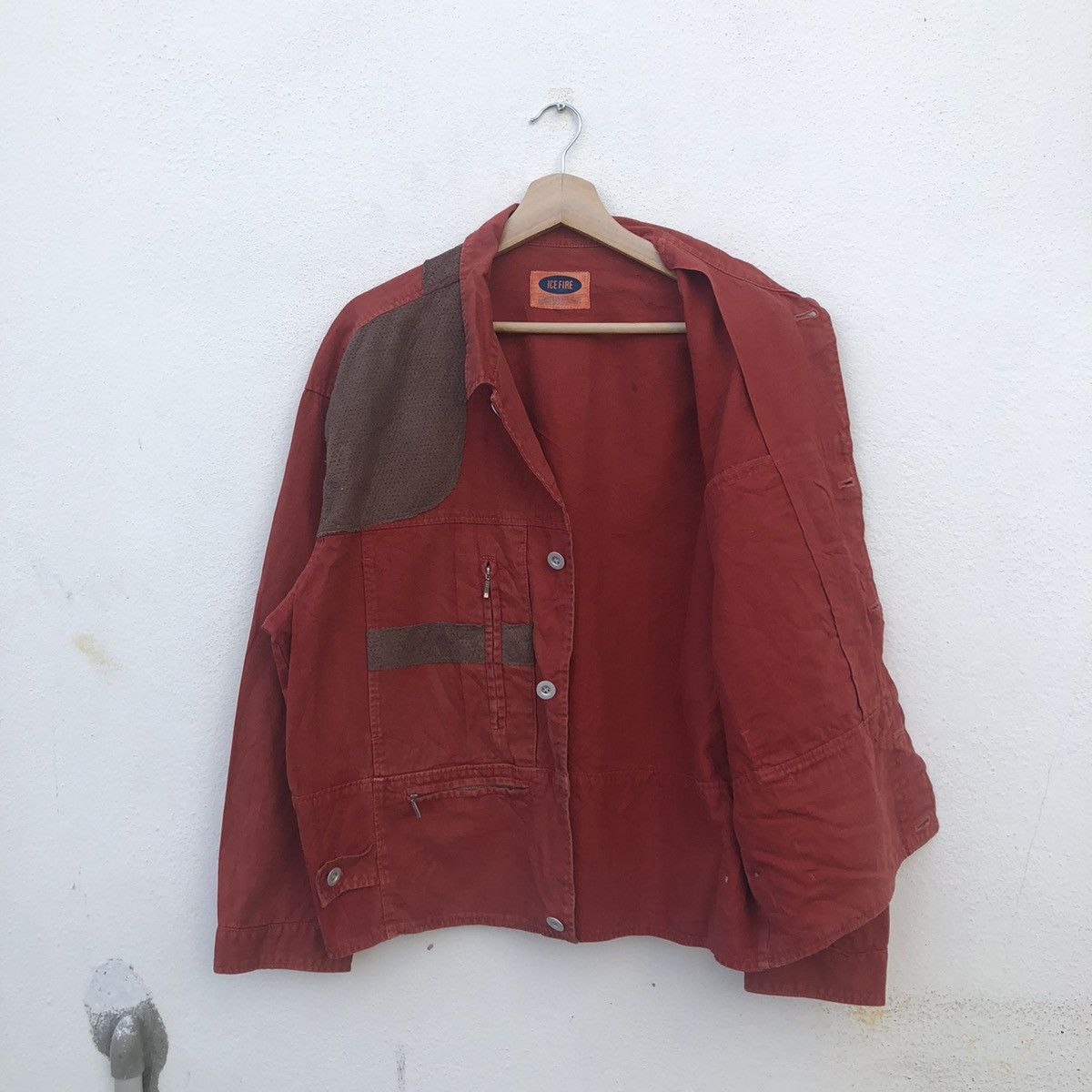 Japanese Brand VINTAGE CARGO JACKET MULTI POCKETS ICE FIRE Size US M / EU 48-50 / 2 - 14 Thumbnail