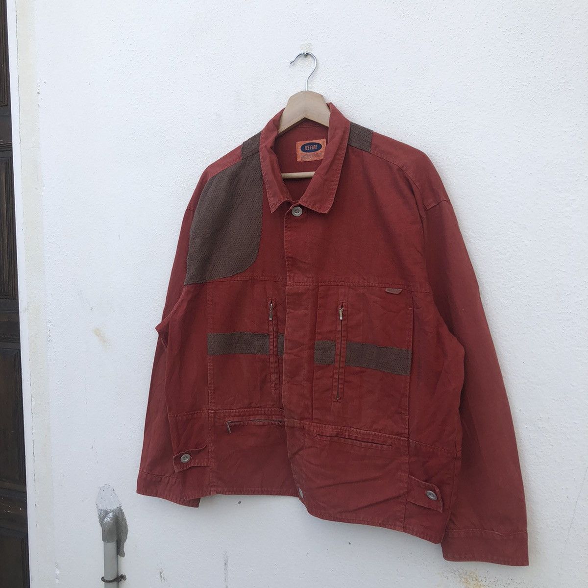 Japanese Brand VINTAGE CARGO JACKET MULTI POCKETS ICE FIRE Size US M / EU 48-50 / 2 - 2 Thumbnail