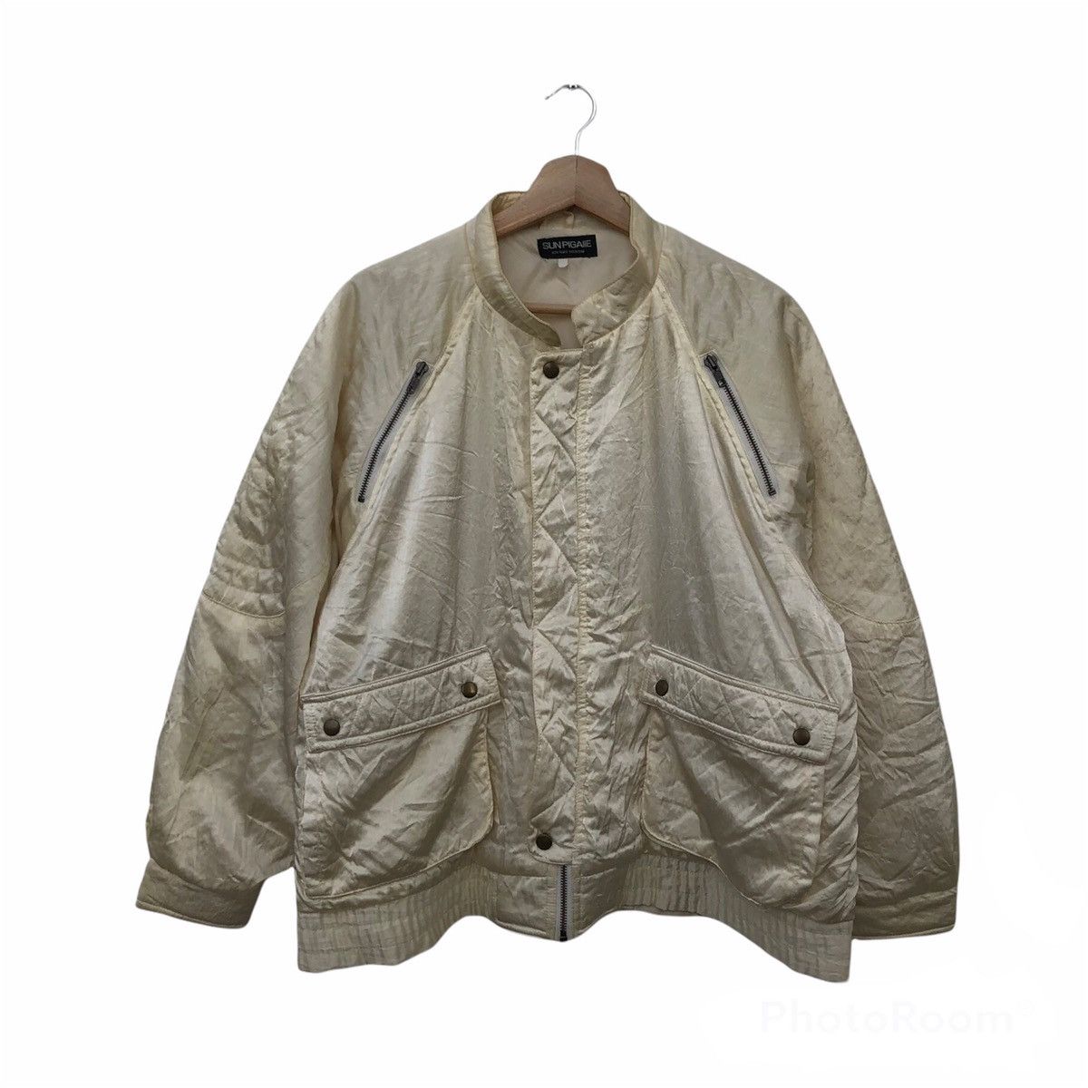 VINTAGE SUNPIGAIIE JACKET INSPIRED BY ISSEY MIYAKE TYPE MA1