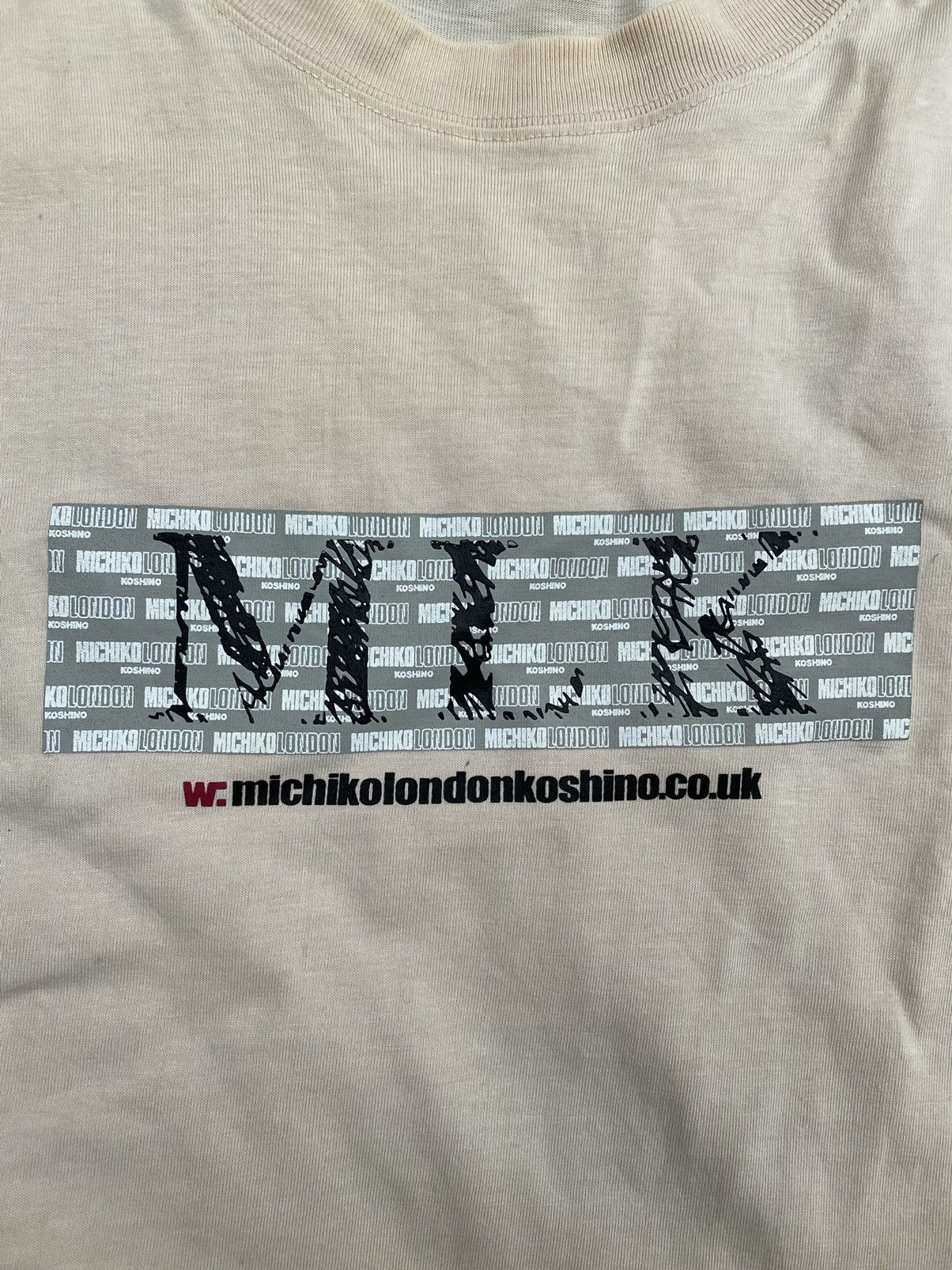 Japanese Brand GONE🔥Vintage Michiko London Koshino Spell Out Tees T Shirts Size US L / EU 52-54 / 3 - 1 Thumbnail