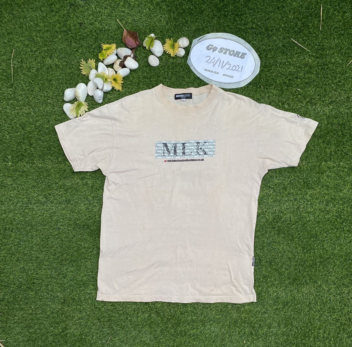 Japanese Brand GONE🔥Vintage Michiko London Koshino Spell Out Tees T Shirts Size US L / EU 52-54 / 3 - 2 Thumbnail