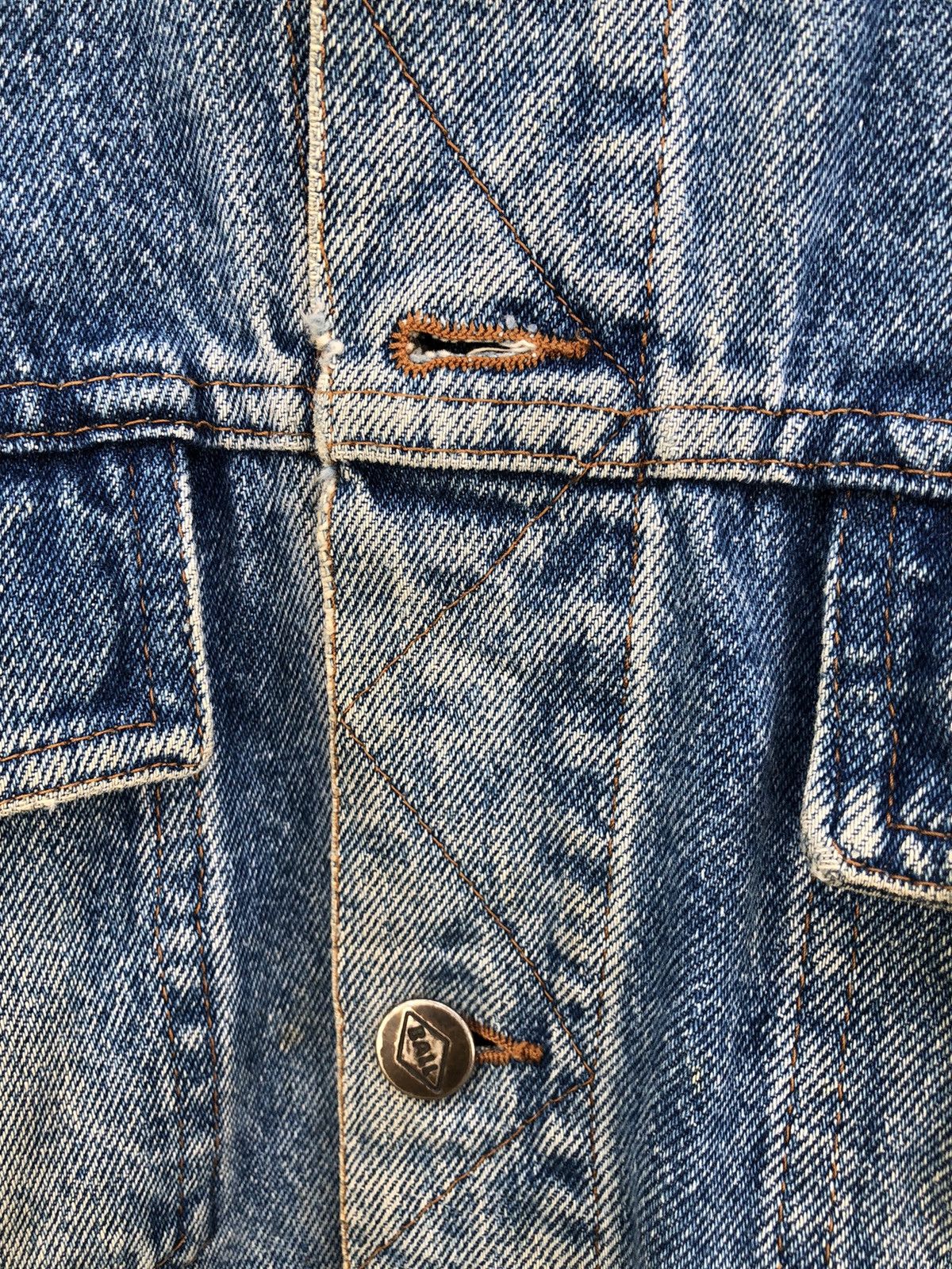 Vintage Vintage Ball Hoodies Denim Jacket Size US XL / EU 56 / 4 - 8 Thumbnail