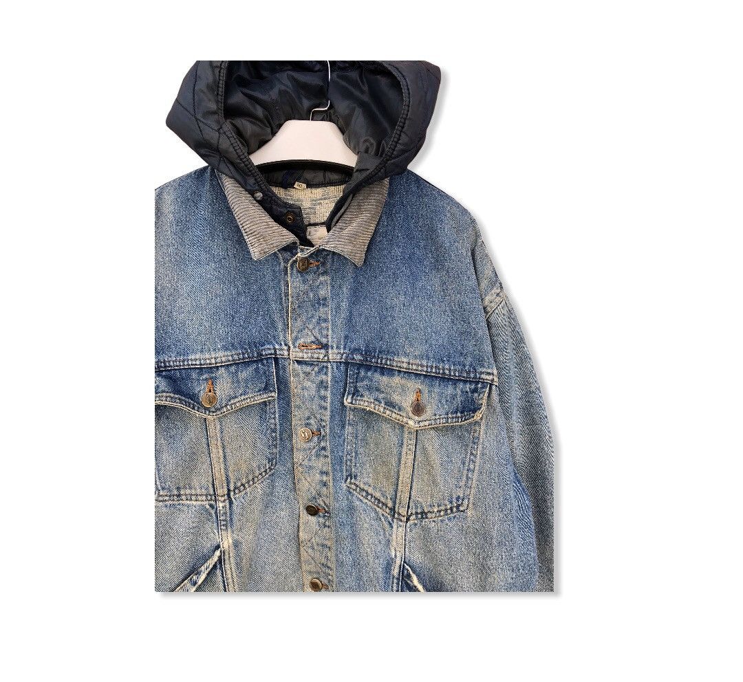 Vintage Vintage Ball Hoodies Denim Jacket Size US XL / EU 56 / 4 - 3 Thumbnail