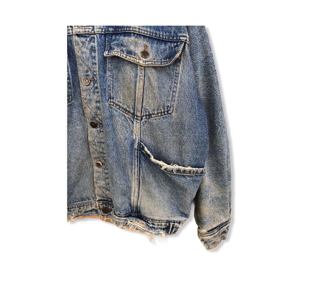 Vintage Vintage Ball Hoodies Denim Jacket Size US XL / EU 56 / 4 - 5 Thumbnail