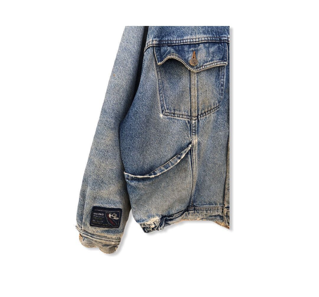 Vintage Vintage Ball Hoodies Denim Jacket Size US XL / EU 56 / 4 - 6 Thumbnail
