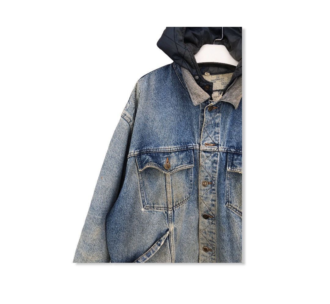 Vintage Vintage Ball Hoodies Denim Jacket Size US XL / EU 56 / 4 - 4 Thumbnail