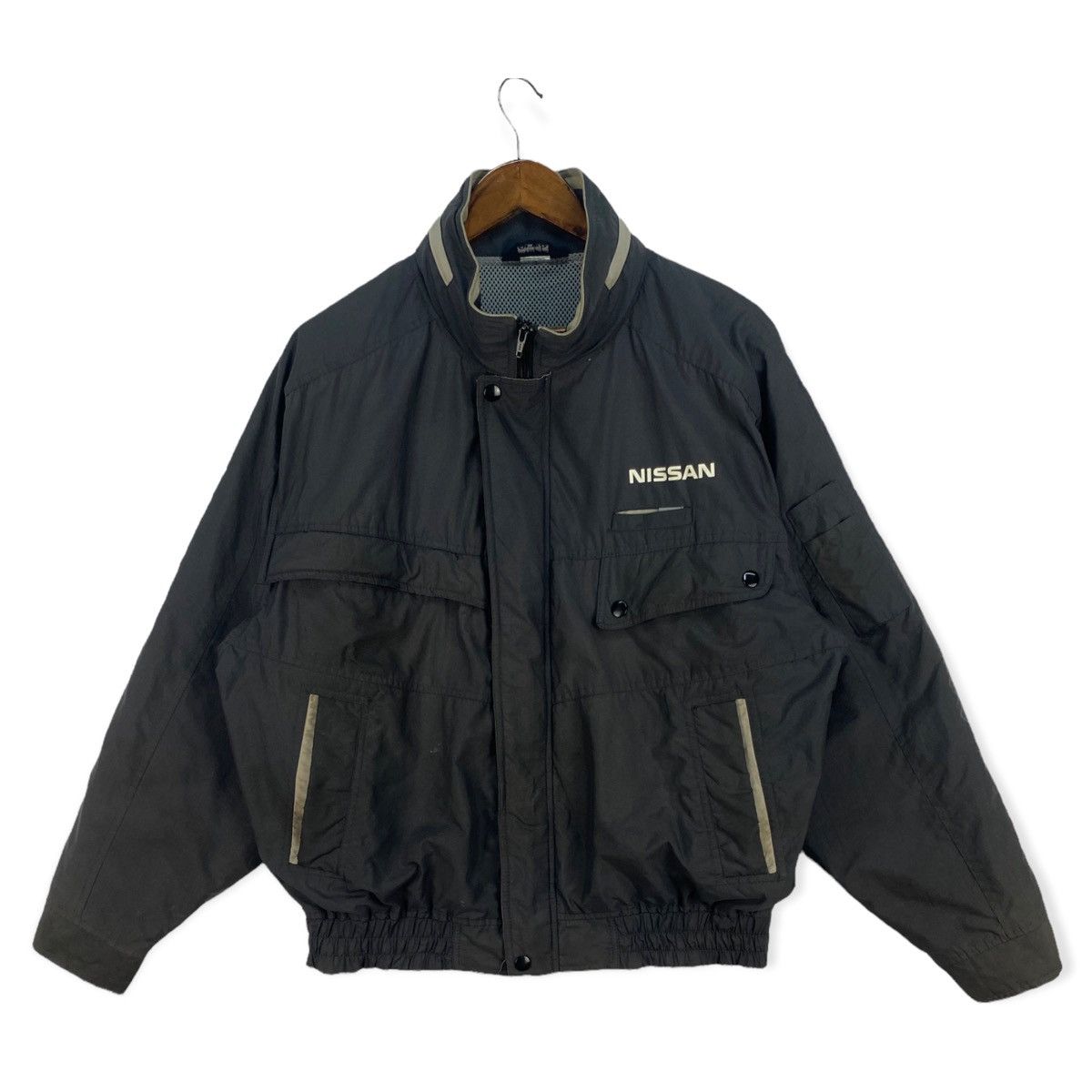 Japanese Brand Vintage Nissan Bomber Jacket Size US L / EU 52-54 / 3 - 2 Thumbnail