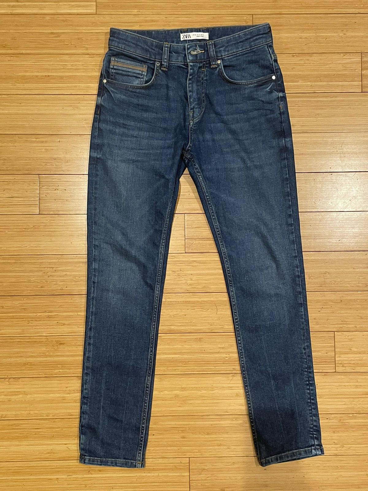 Zara Zara Men’s Slim Blue Jeans Size 31 Size US 31 - 1 Thumbnail