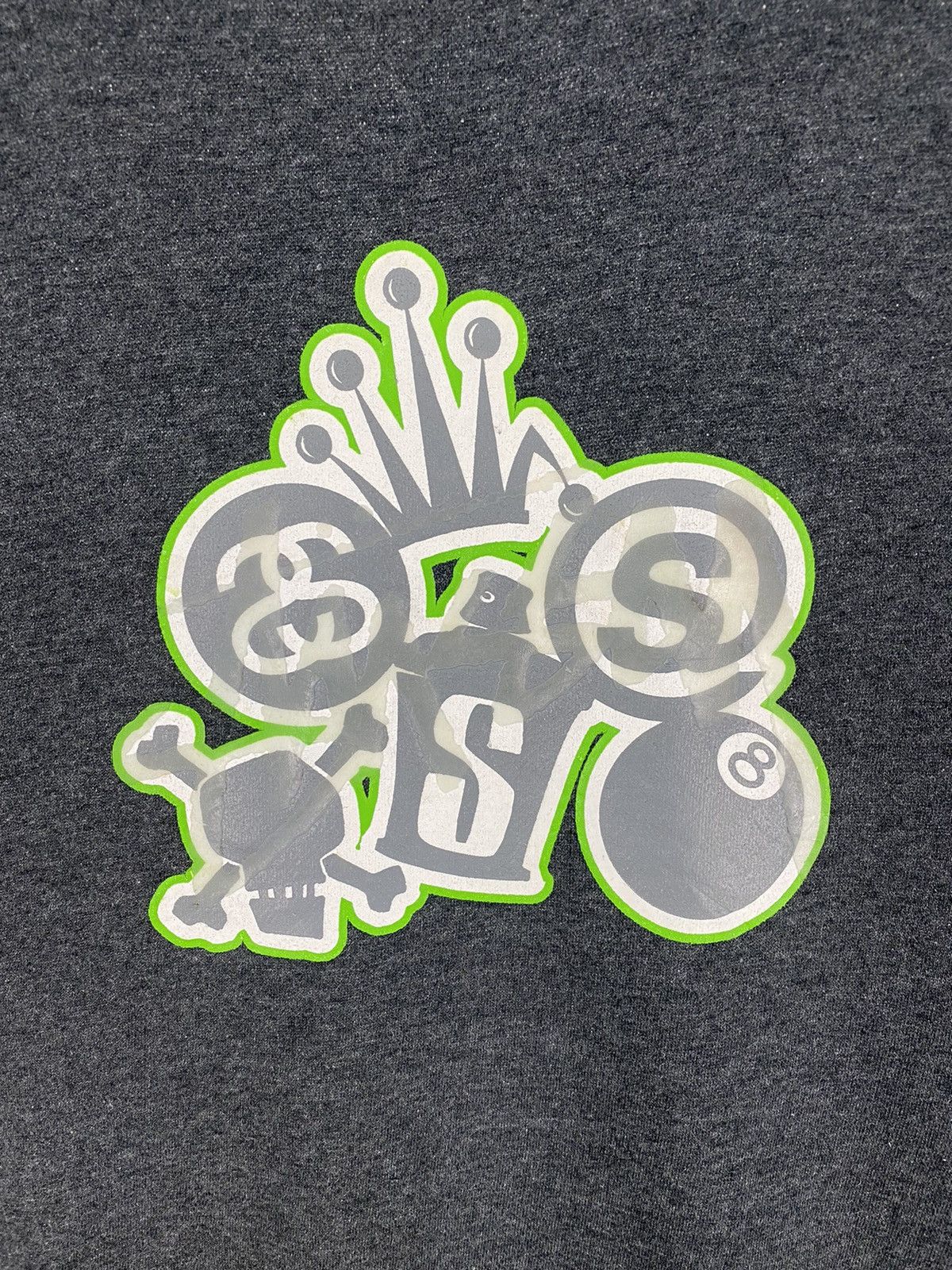 Stussy Stussy Glow In The Dark Logo Sweatshirt Size US XL / EU 56 / 4 - 3 Thumbnail