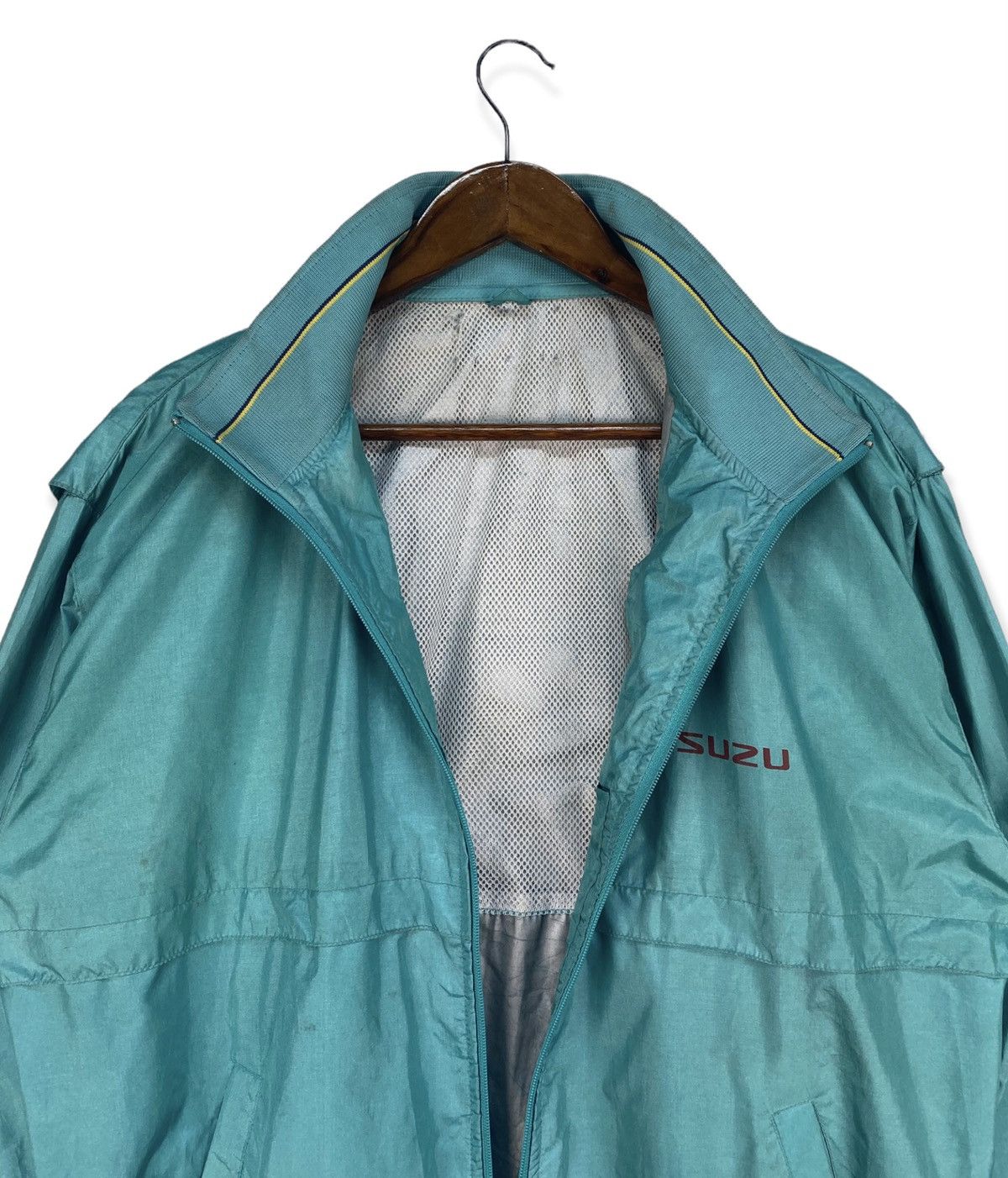 Japanese Brand Vintage Isuzu Bomber Jacket Size US L / EU 52-54 / 3 - 3 Thumbnail