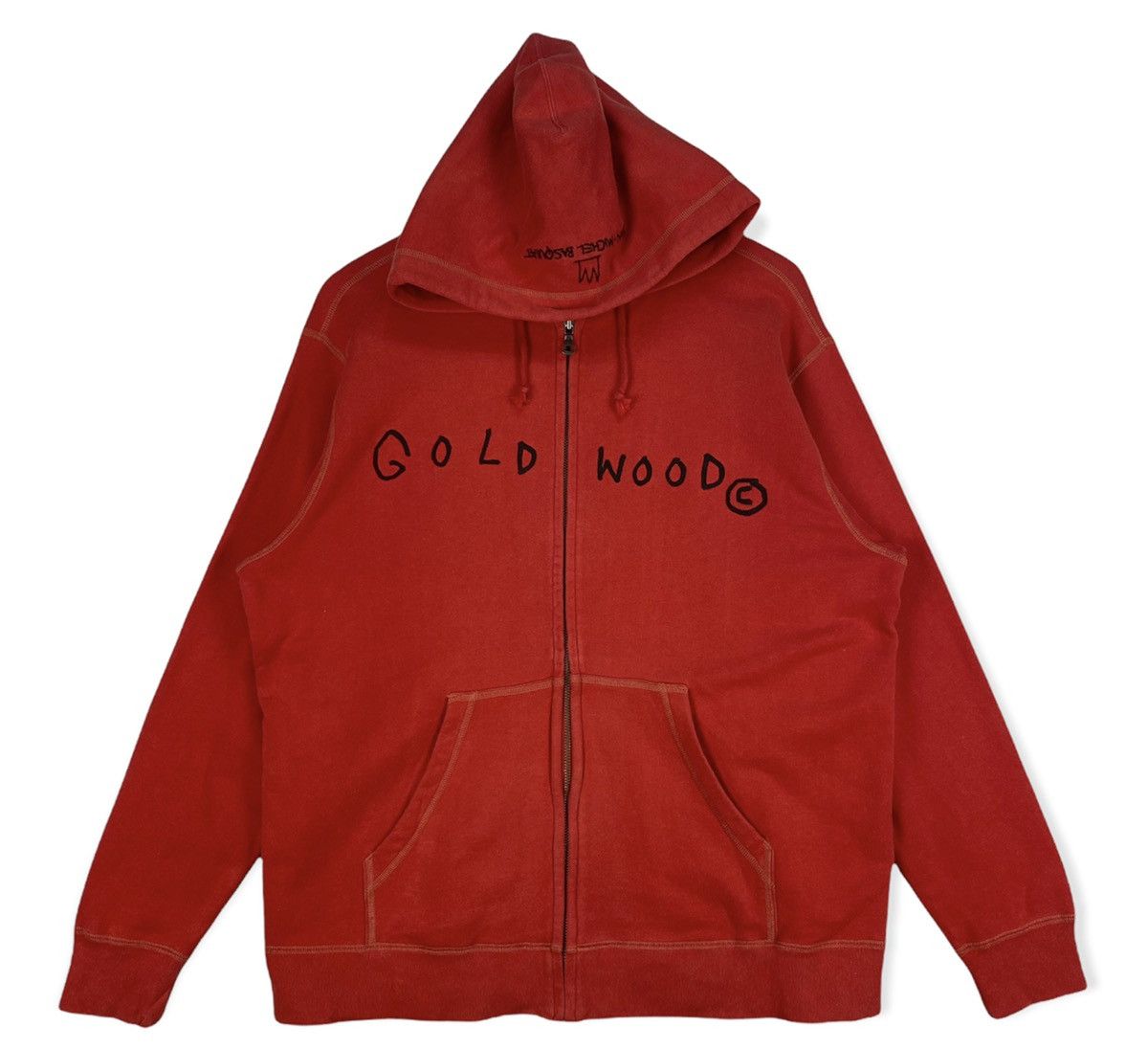 Jean-Michel Basquiat Jean Michel Basquiat Gold Wood Hoodie Size US XL / EU 56 / 4 - 1 Thumbnail