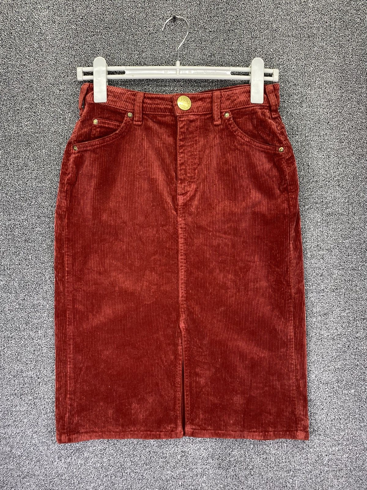 image of Lee Riders X Union Made X United Arrows Corduroy Midi Skirts, Women's (Size 27)