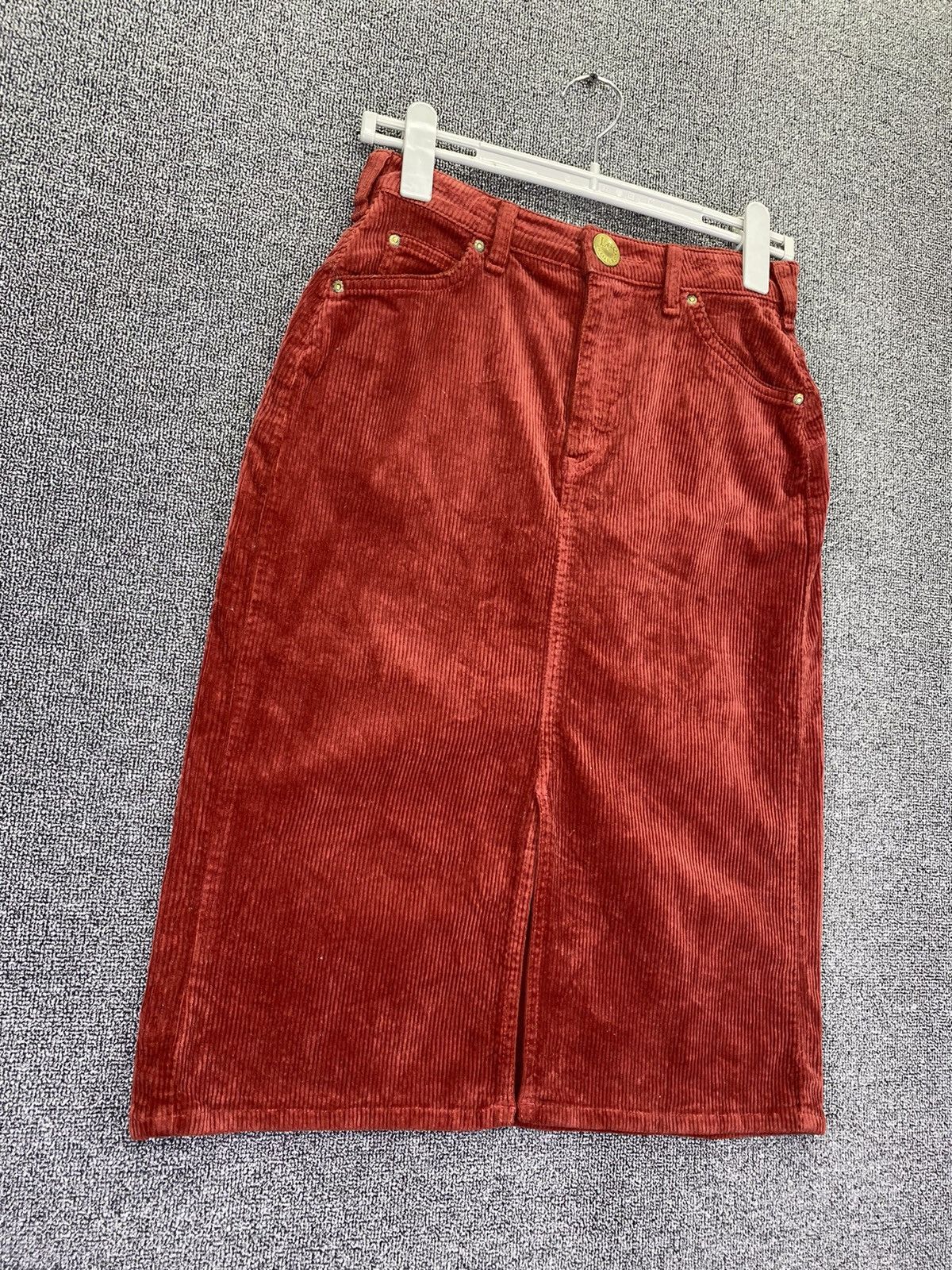 Lee Lee Riders x Union Made x United Arrows Corduroy Midi Skirts Size 27" / US 4 / IT 40 - 2 Thumbnail