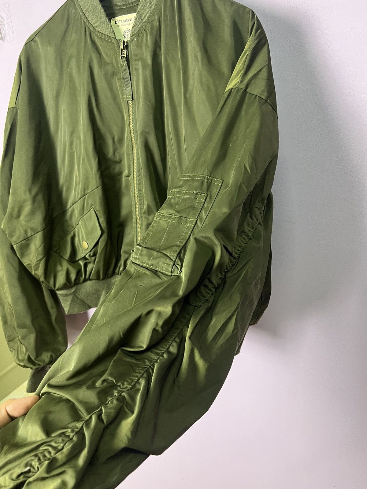 Japanese Brand 🔥Emsexcite Bomber Style Jacket Size XL / US 12-14 / IT 48-50 - 6 Thumbnail