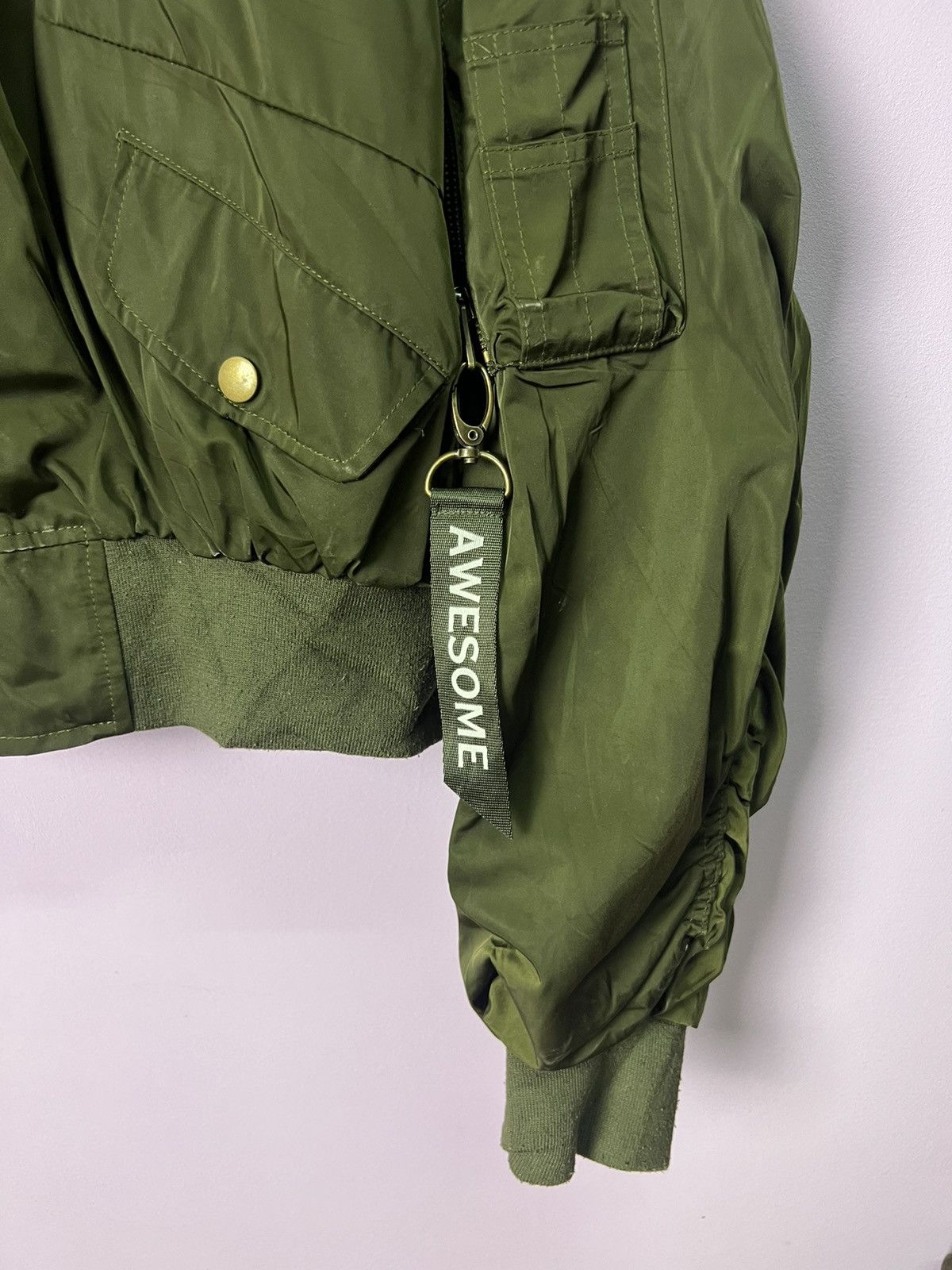 Japanese Brand 🔥Emsexcite Bomber Style Jacket Size XL / US 12-14 / IT 48-50 - 2 Thumbnail
