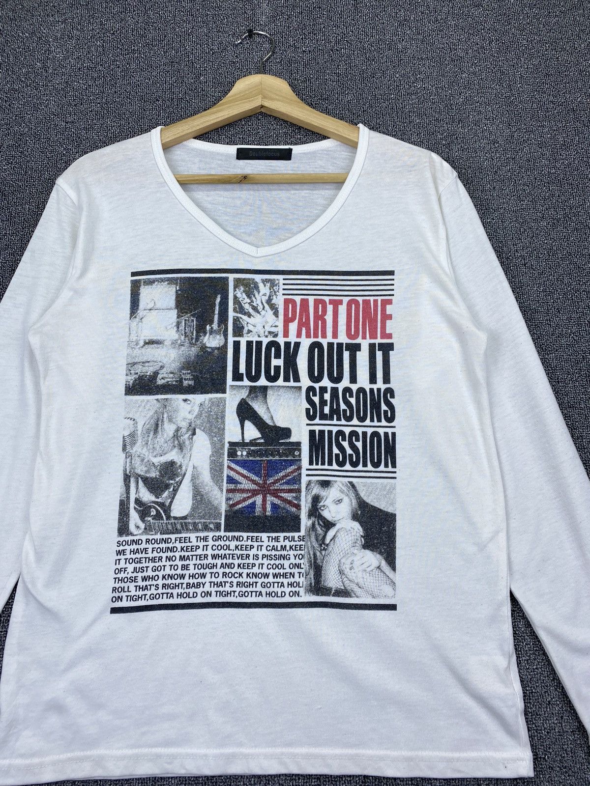 Japanese Brand Vintage Part One Luck Out It Session Mission Tee Shirts Size L / US 10 / IT 46 - 2 Thumbnail